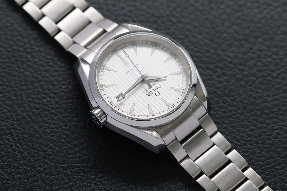 Omega Aqua Terra 231.10.39.60.02.001 Silver Dial 2017 Papers