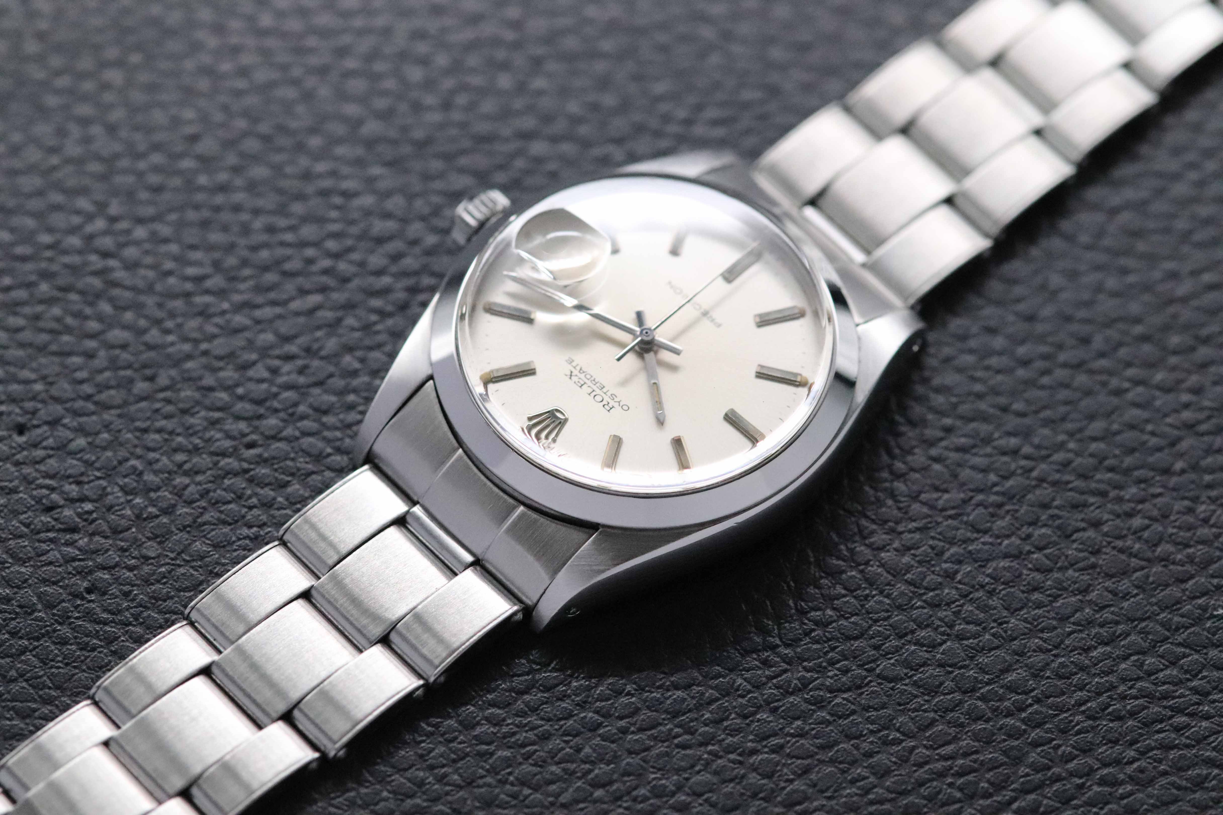 Rolex Oysterdate 6694 Silver Dial 1968