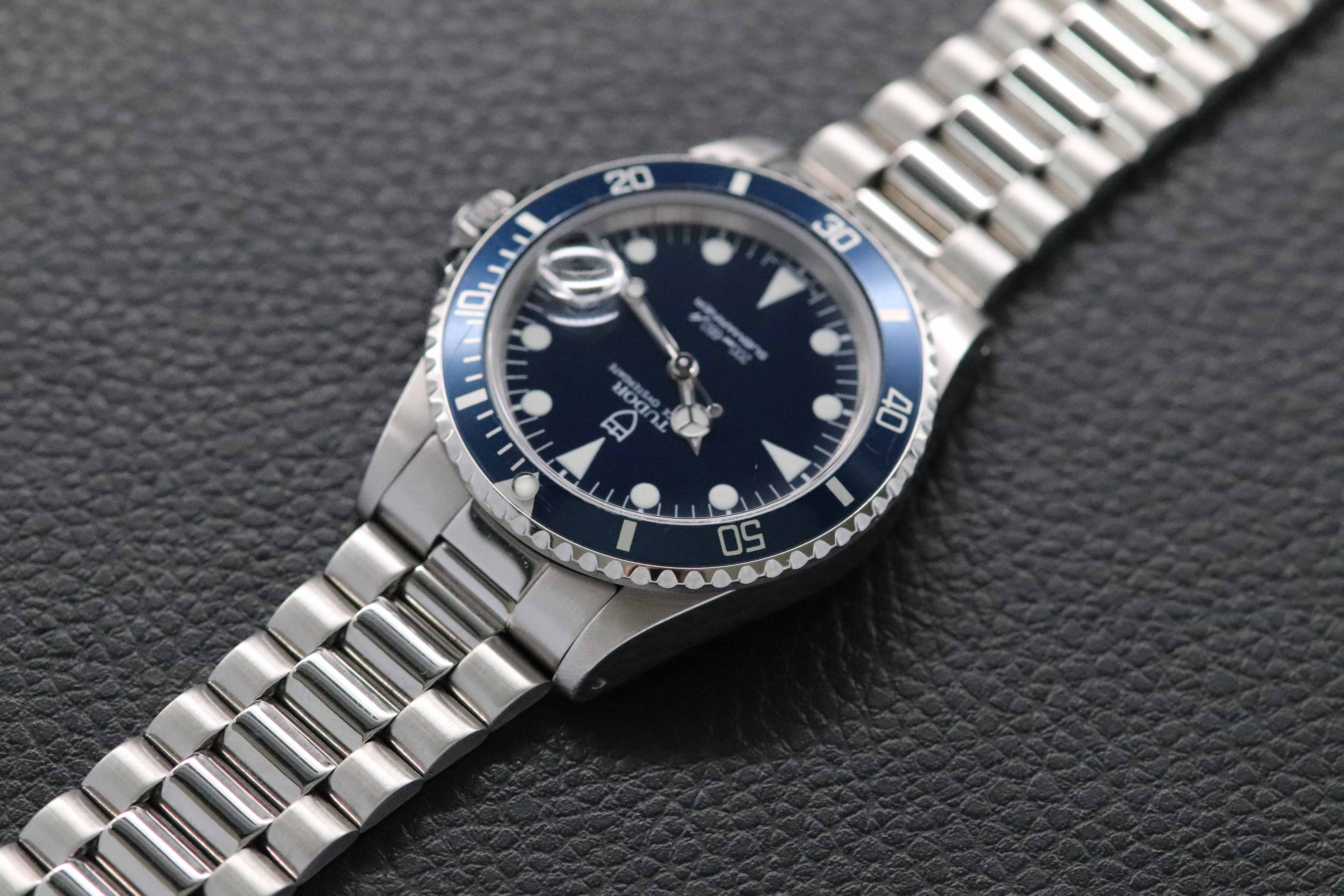 Tudor Submariner 75090 Blue Dial 1990