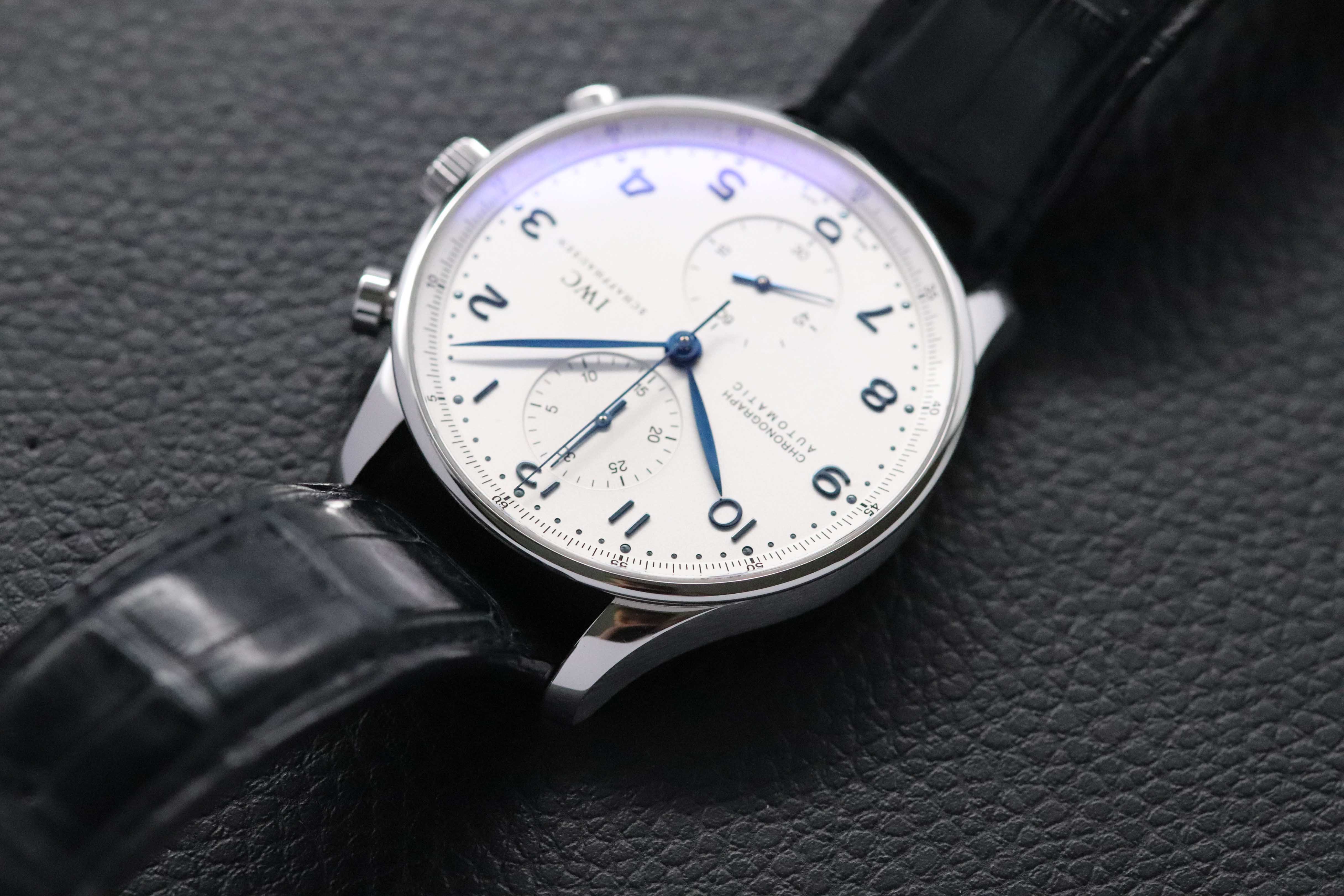 IWC Portugieser Chronograph IW371446 White Dial 2017