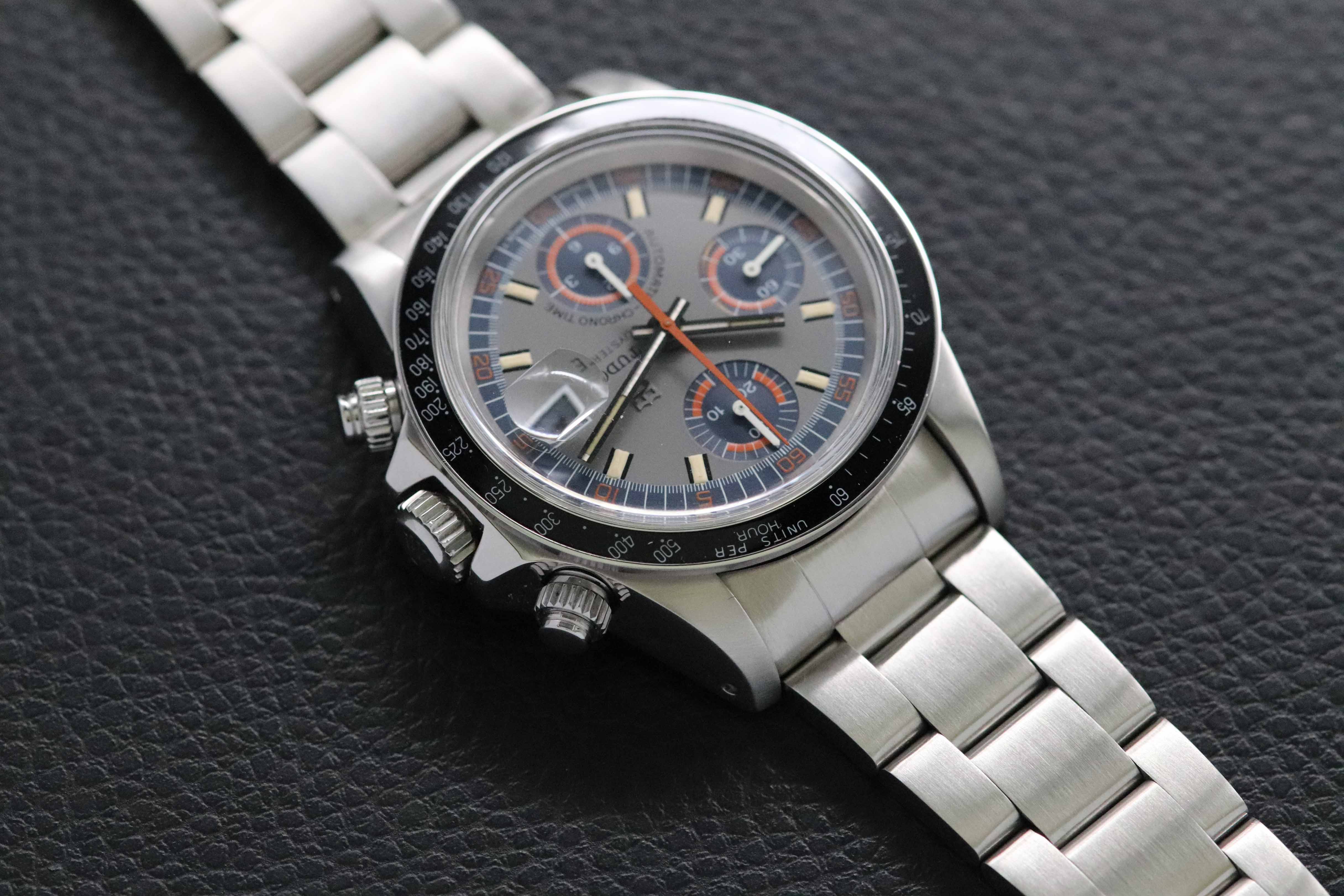 Tudor Oysterdate Big Block Monte Carlo Date 94200 con quadrante argentato, 1979, nella scatola originale