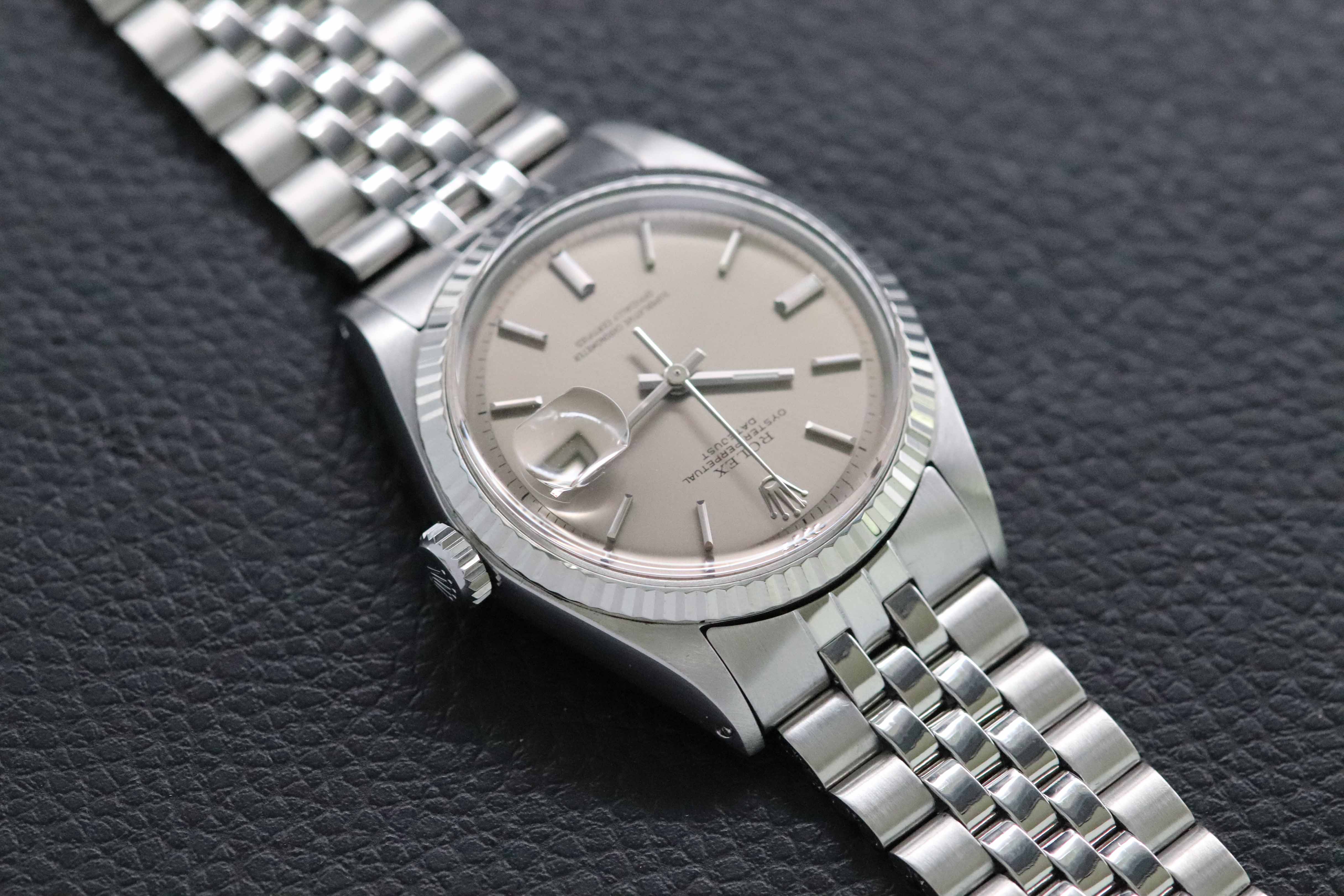 Rolex Datejust 1601 Gris Dial 1970 Caja