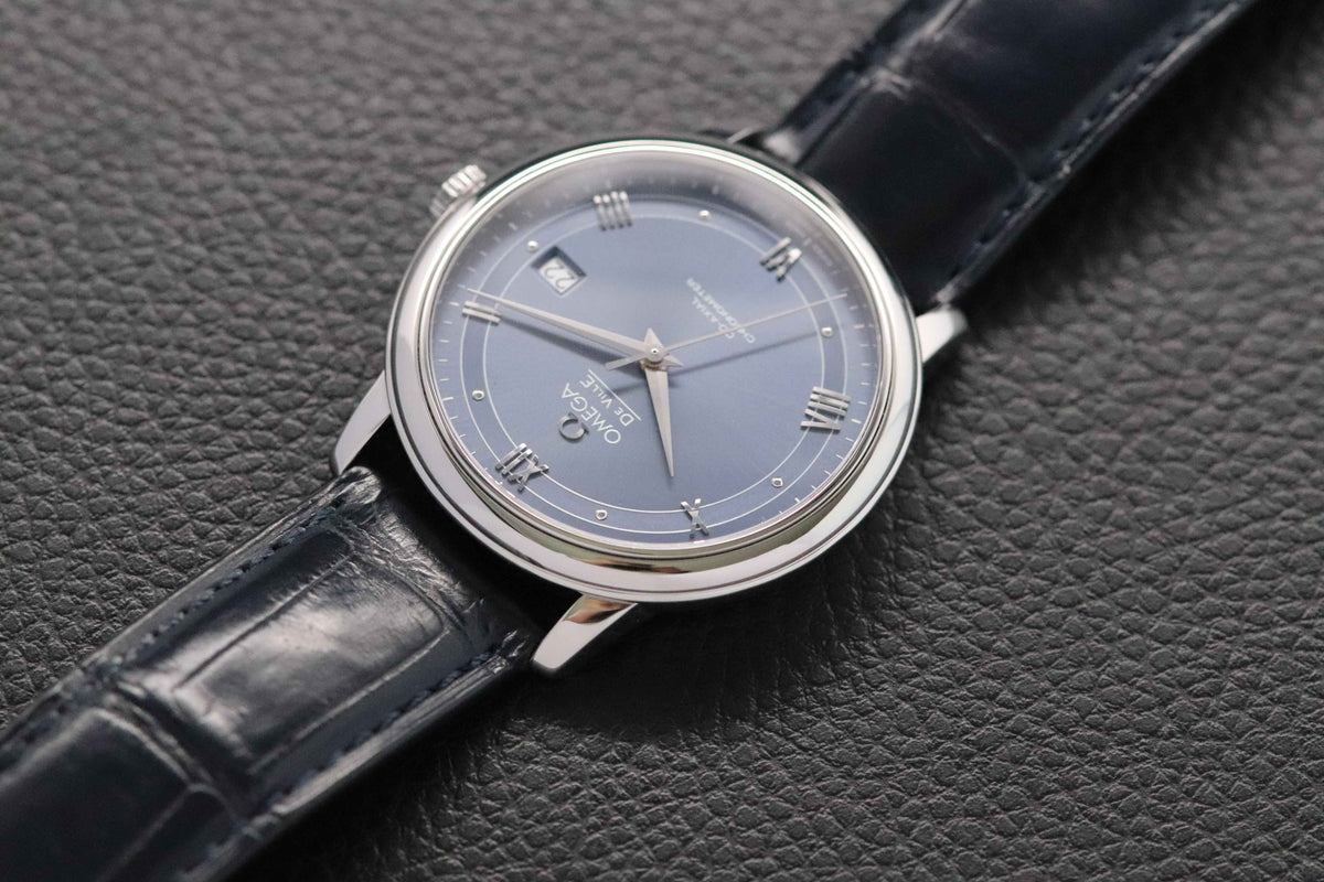 Omega De Ville Prestige 424.13.40.20.03.002 Blue Dial 2018