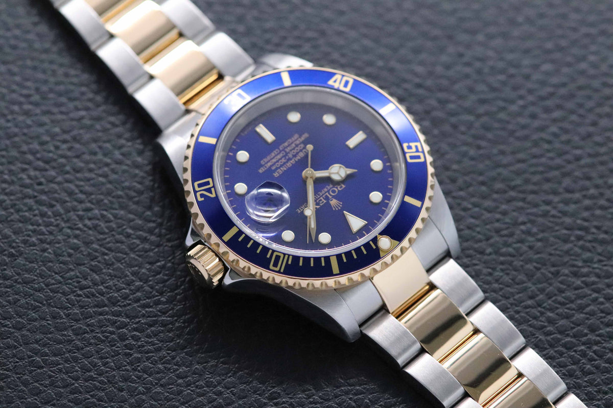 Rolex Submariner Date 16613LB Fullset 2008 Box+Papers