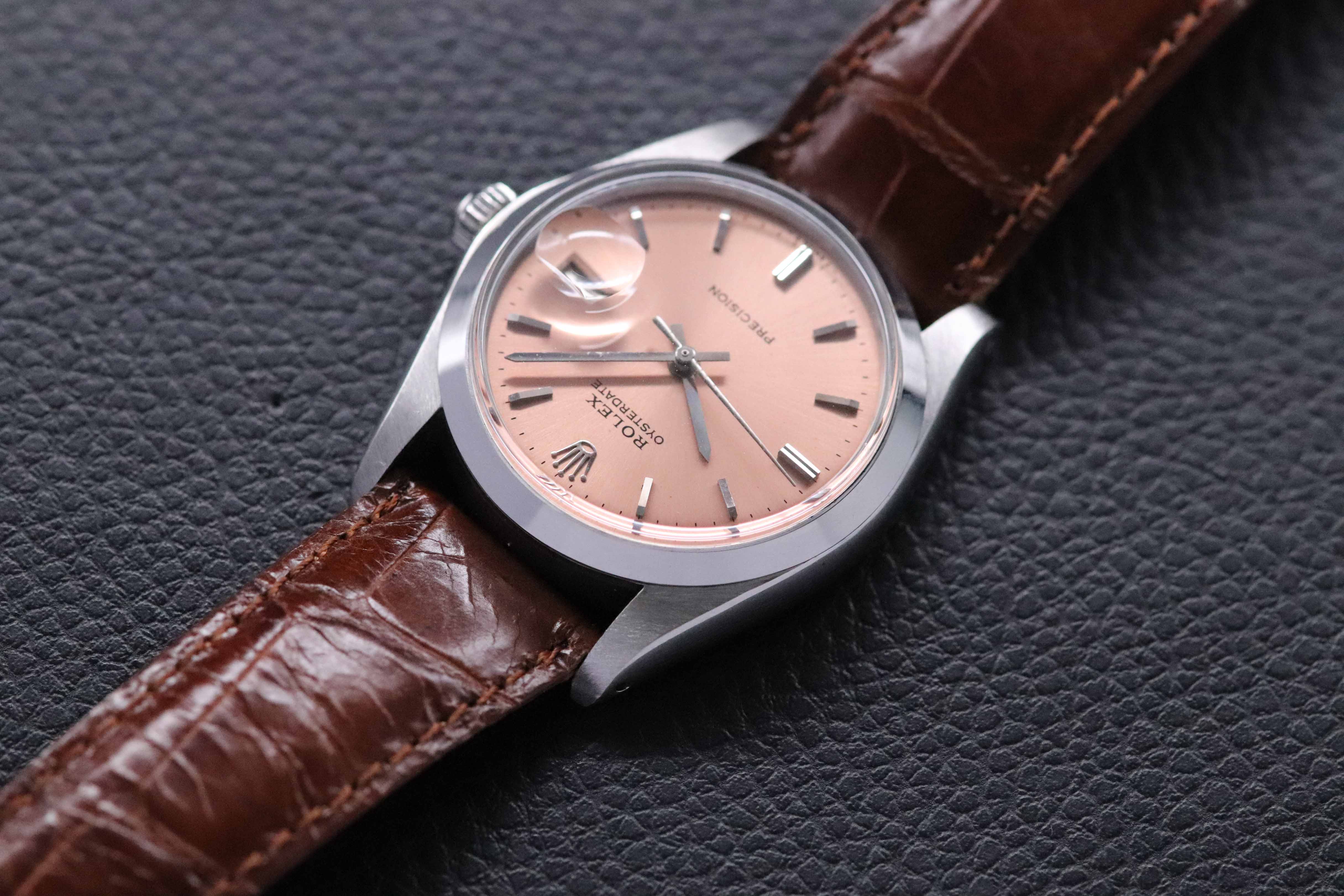 Rolex Oysterdate 6694 with Pink Dial, 1980