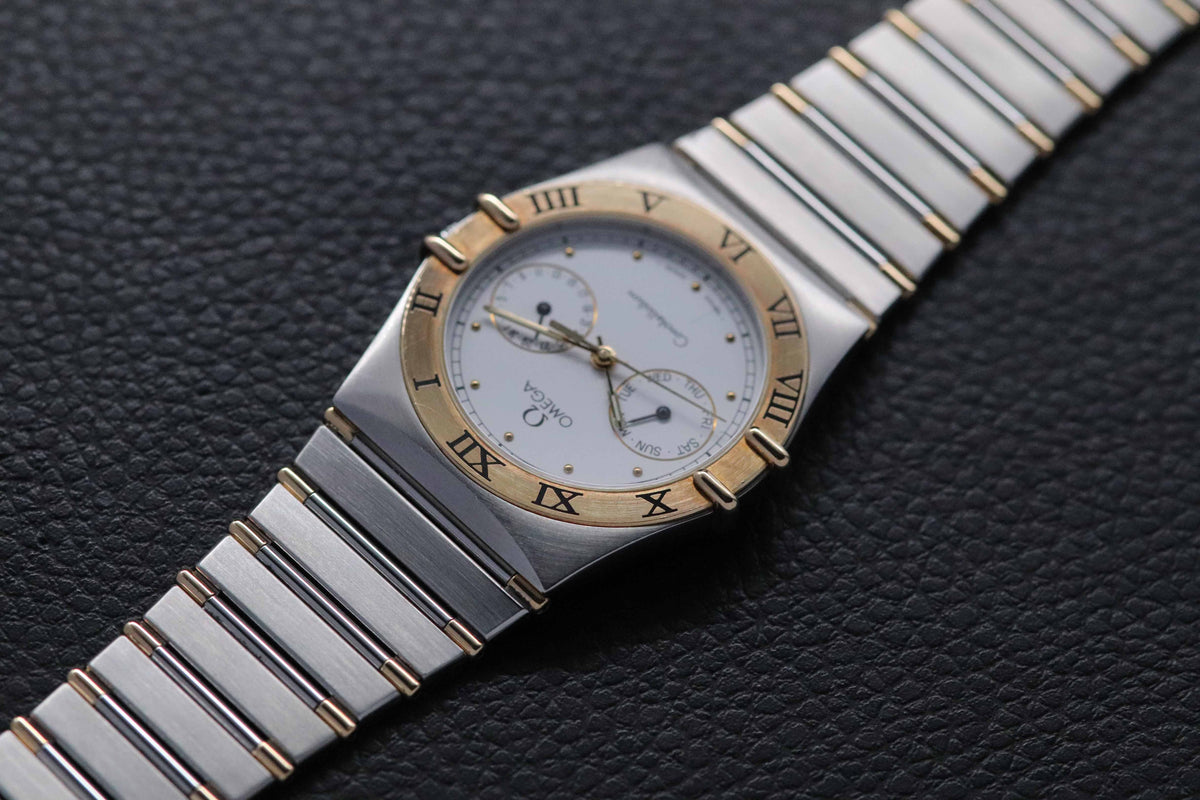 Omega Constellation Manhattan 1320.20 White Dial 1996