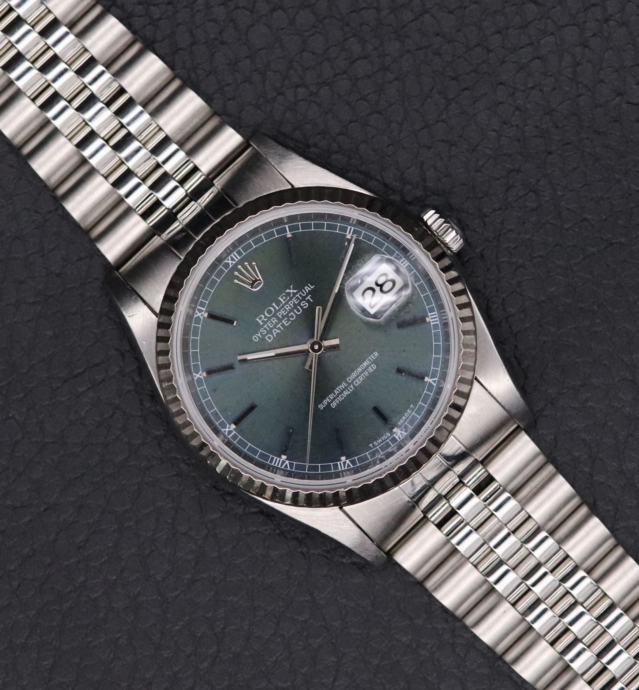 Rolex Datejust 16234 Green Tropical