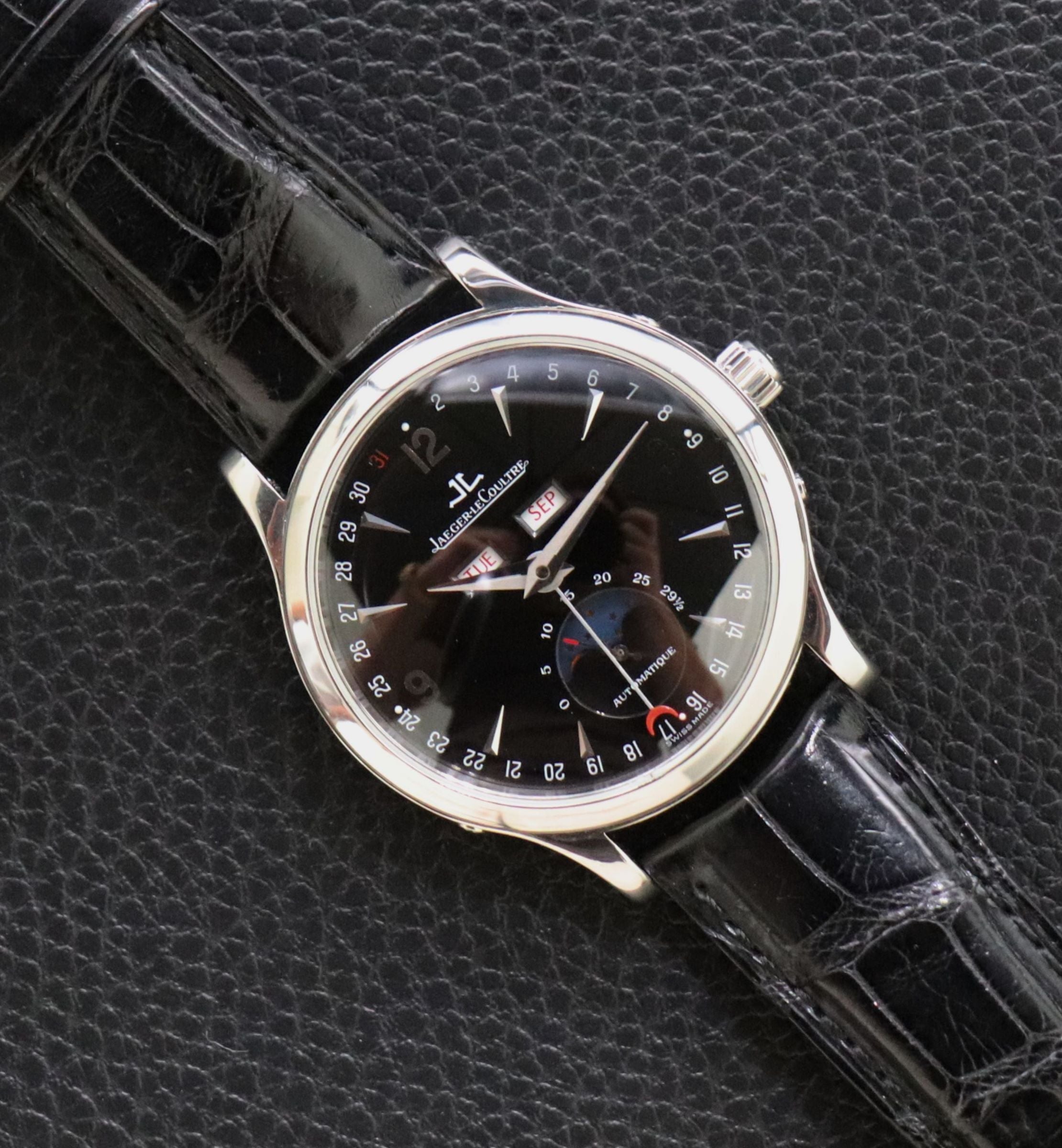 Jaeger-LeCoultre Master Calendar Moon 140.8.98.S Glass back