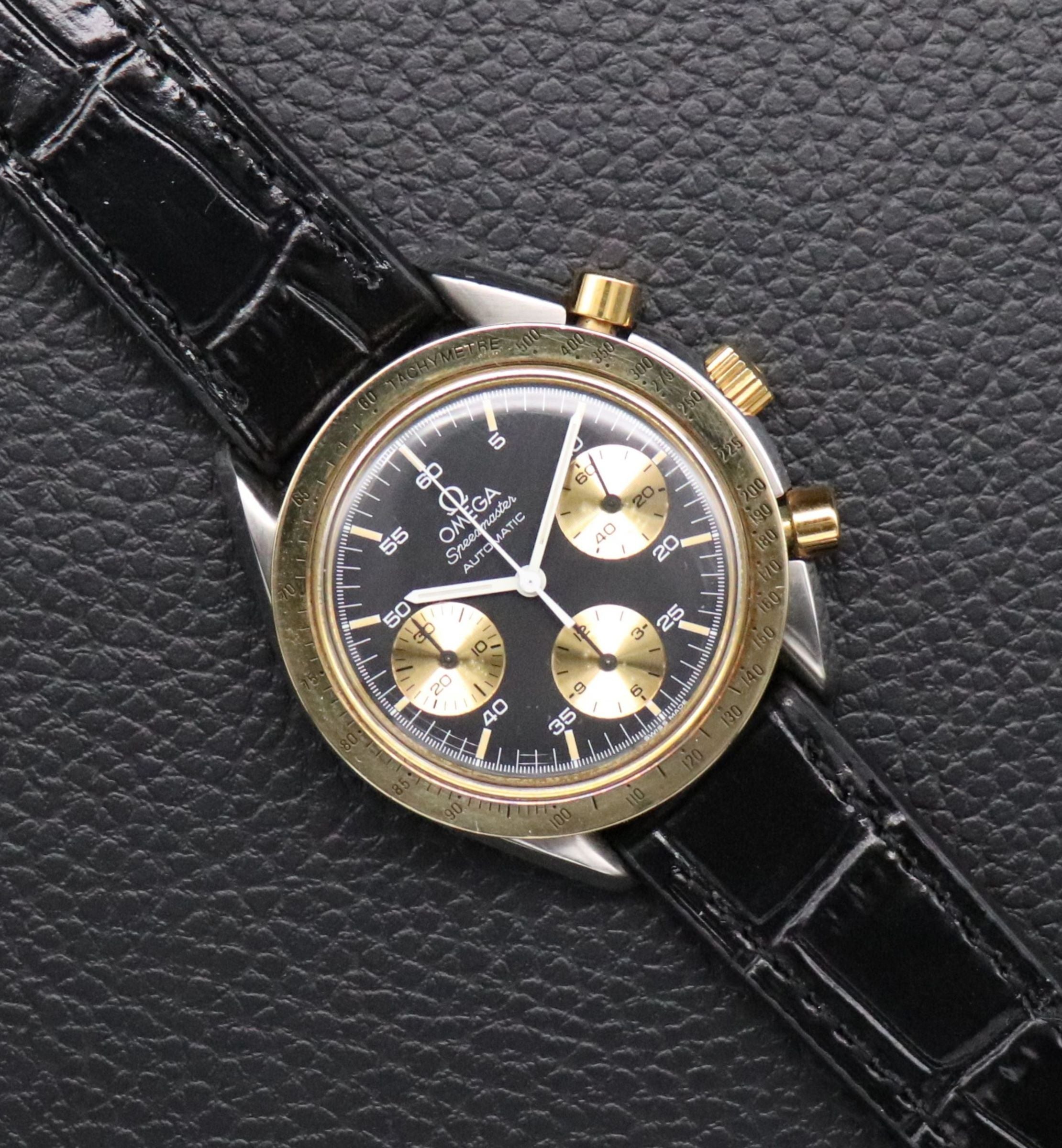 Omega Speedmaster Reduced 175.0033 Gold 1992 Papers