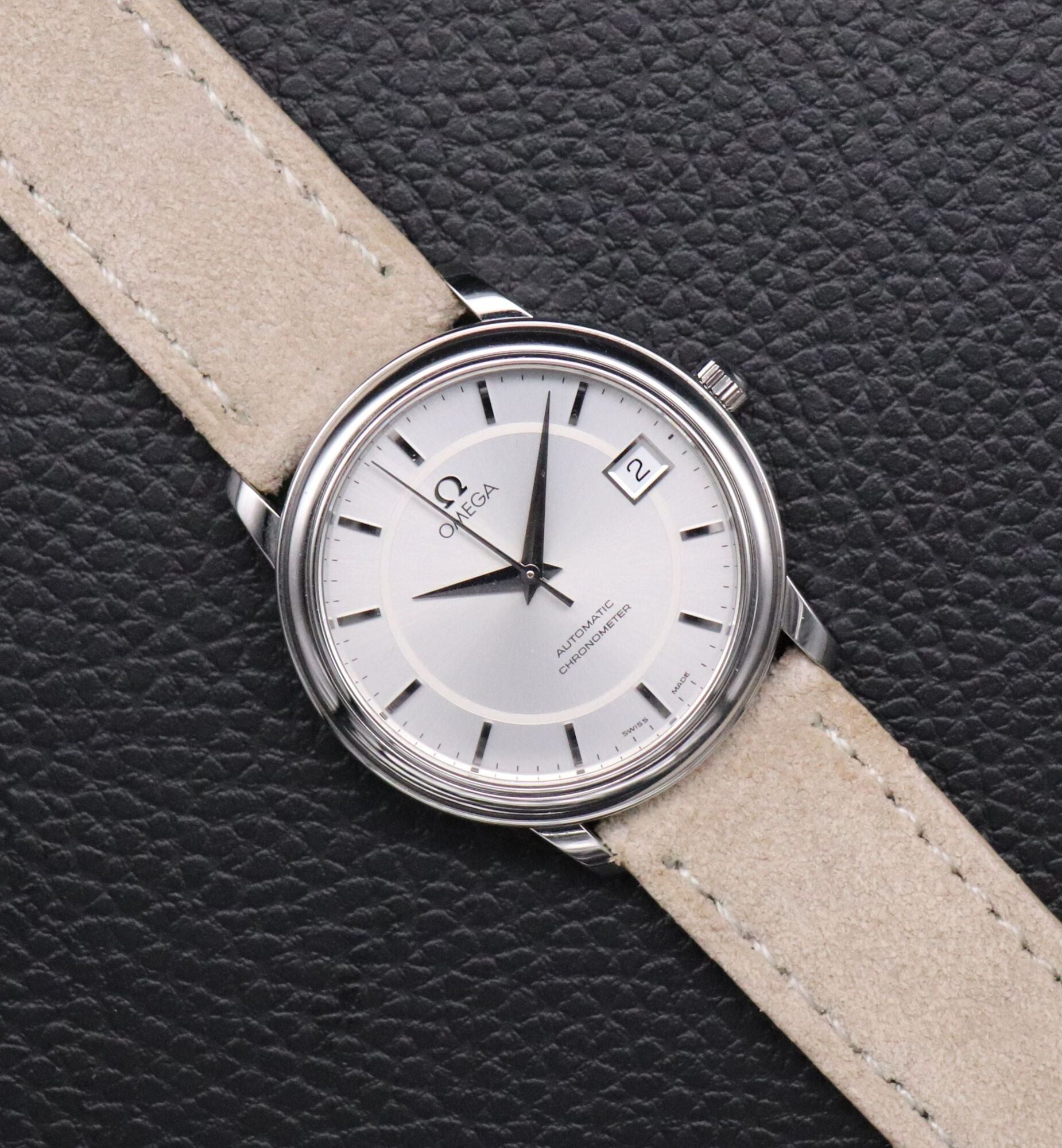 Omega De Ville 4500.31 White Dial 1999