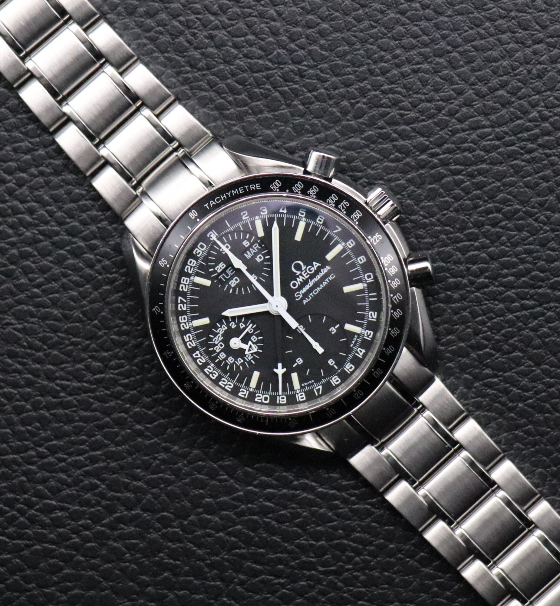 Omega Speedmaster Day Date 3520.50 Black Dial 1998