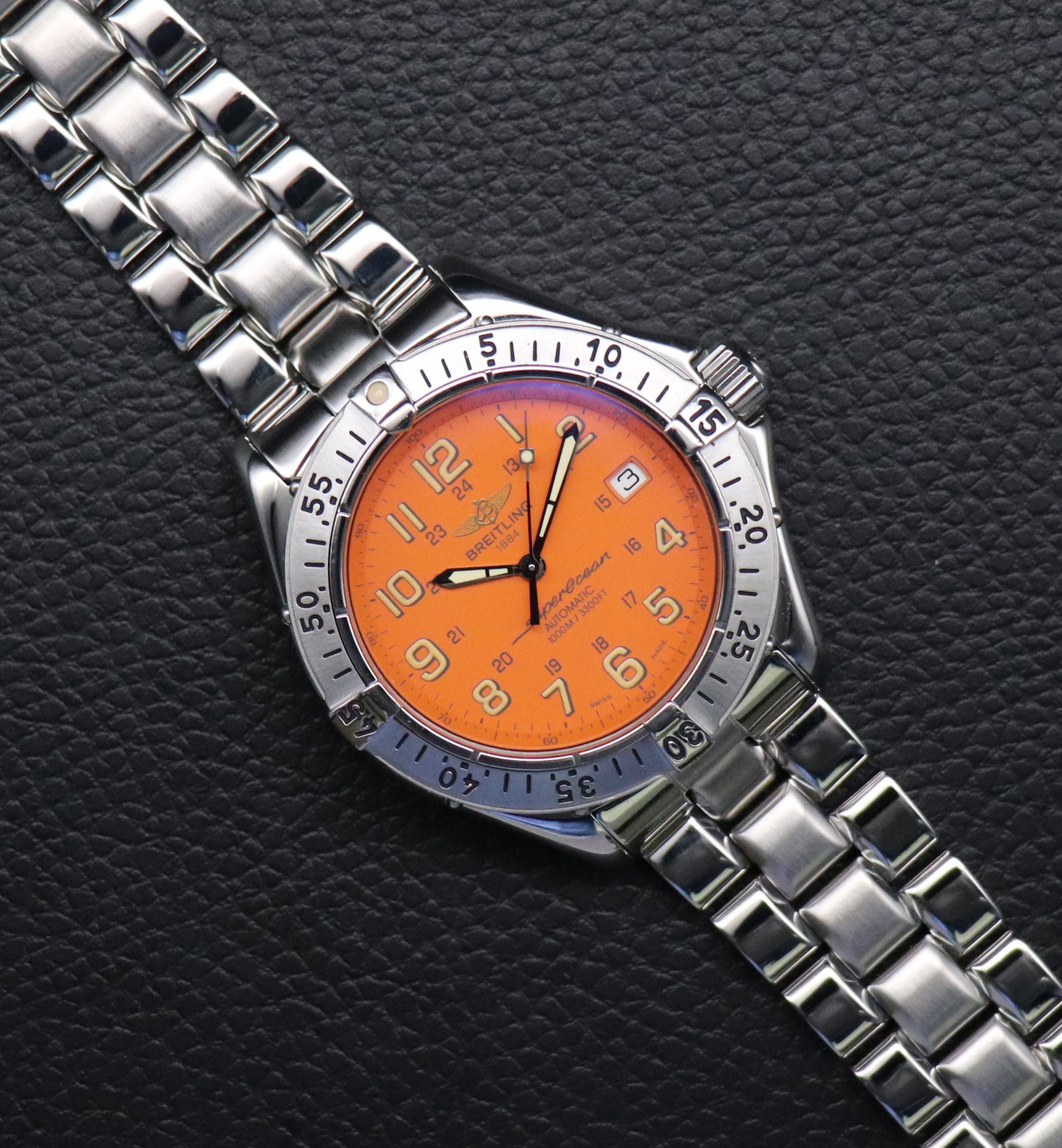 Breitling Superocean A17040 Orange Dial 2000