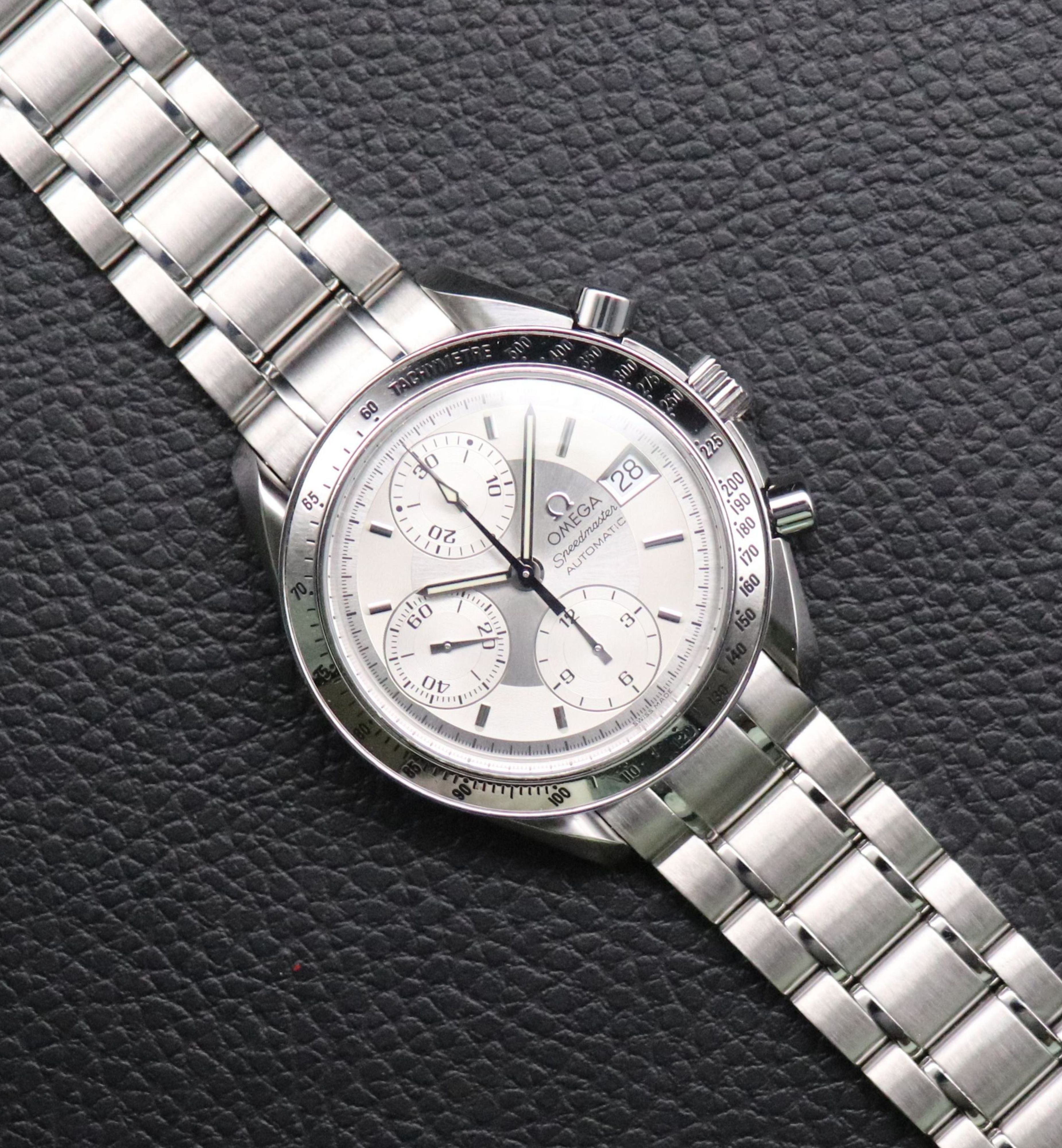 Omega Speedmaster Date 3513.30 Silver Dial 1998