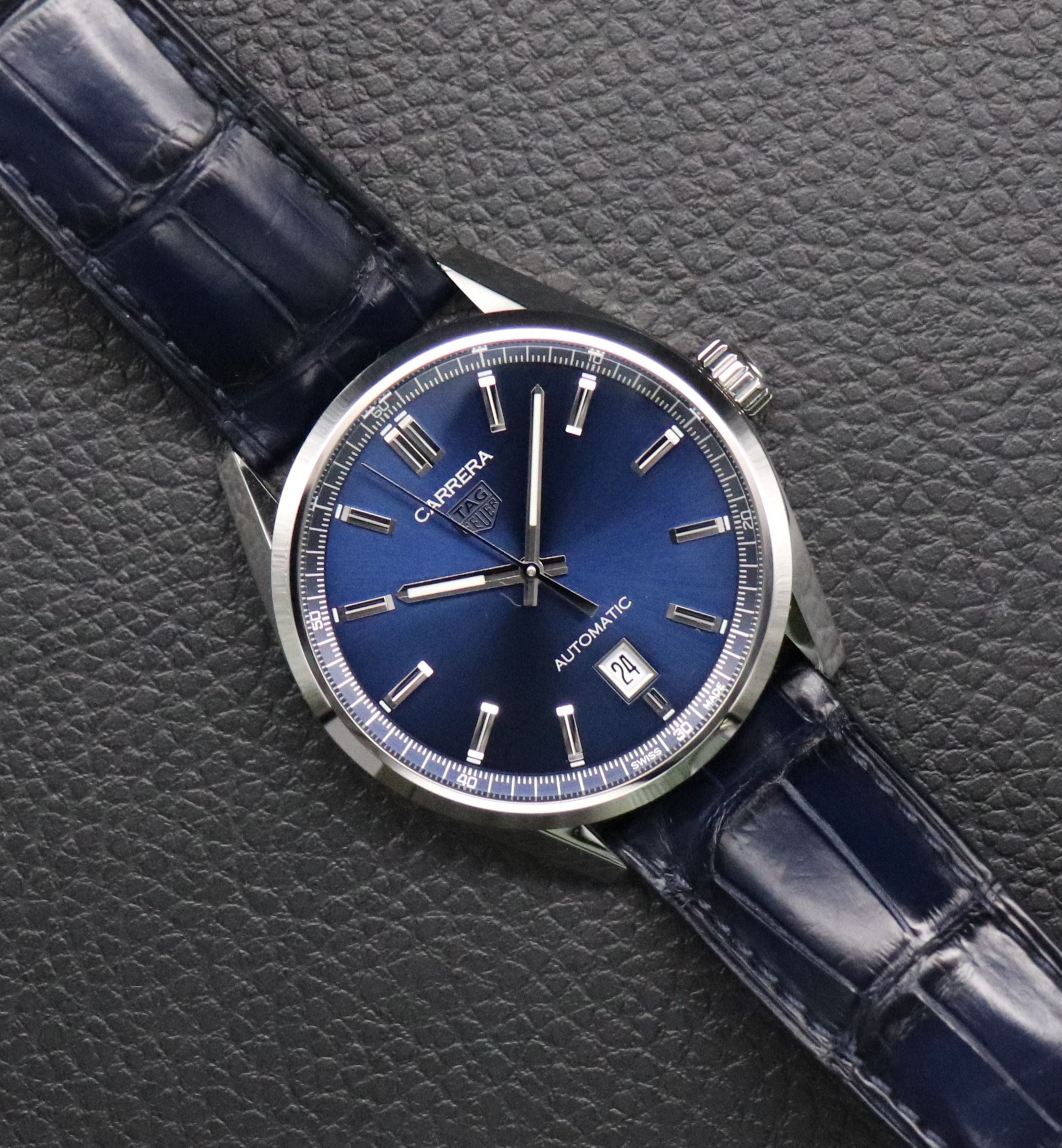 Tag Heuer Carrera Caliber 5 WBN2112-0 Blue Fullset 2022 Box+Papers