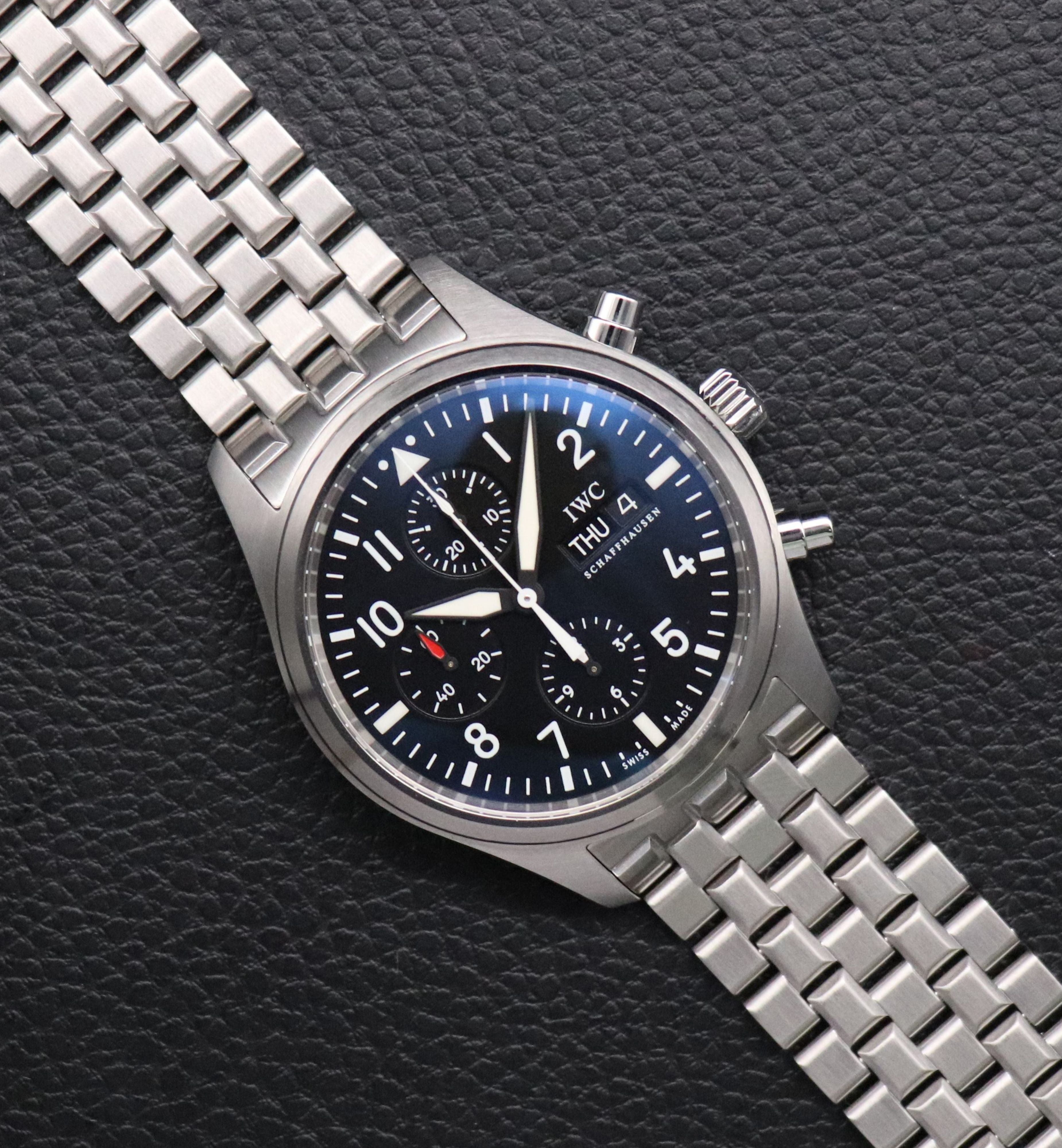 IWC Pilot's Watch Chronograph IW371704 Black Dial 2009