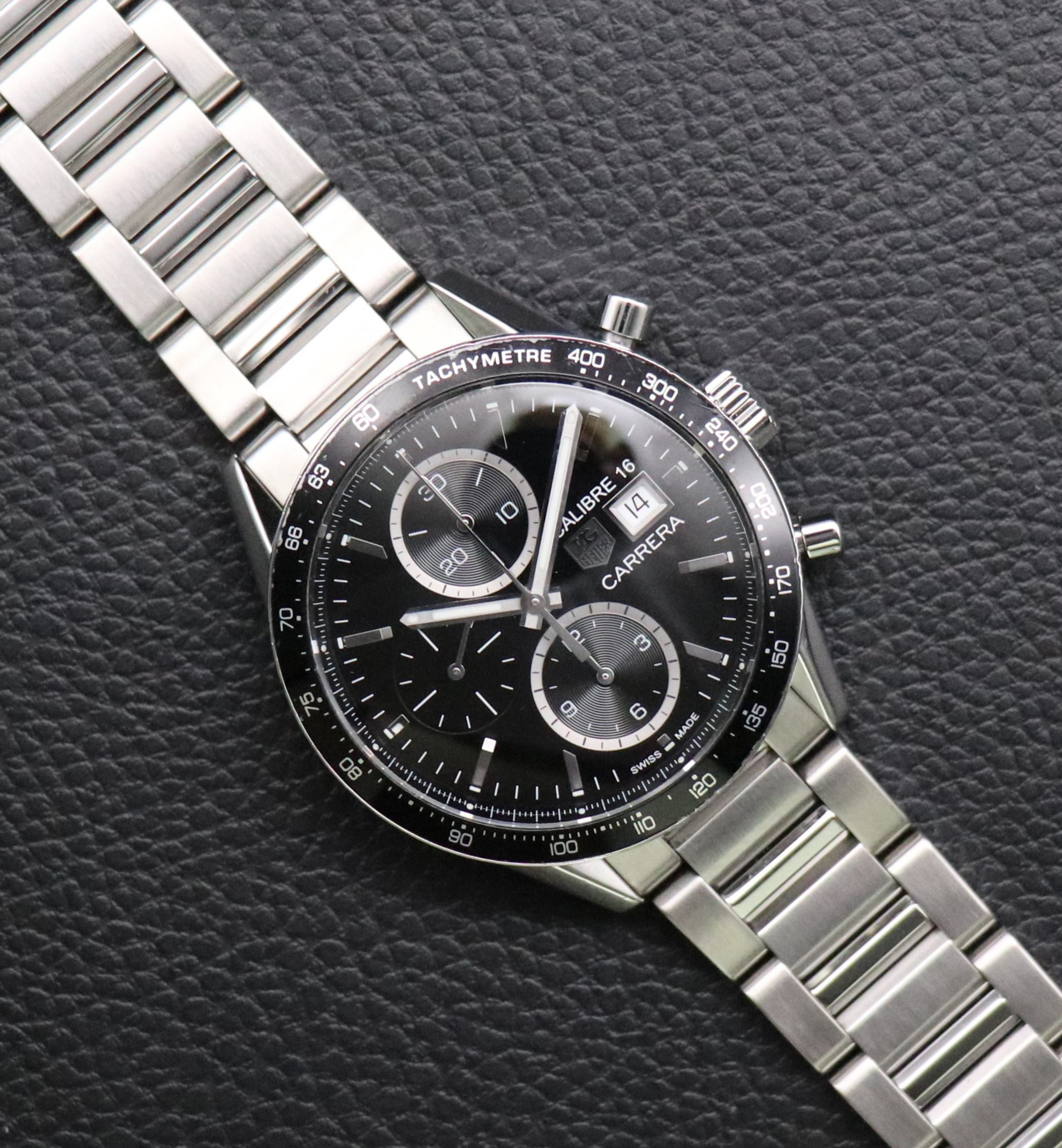 Tag Heuer Carrera Caliber 16 CV201AJ Black Dial 2017