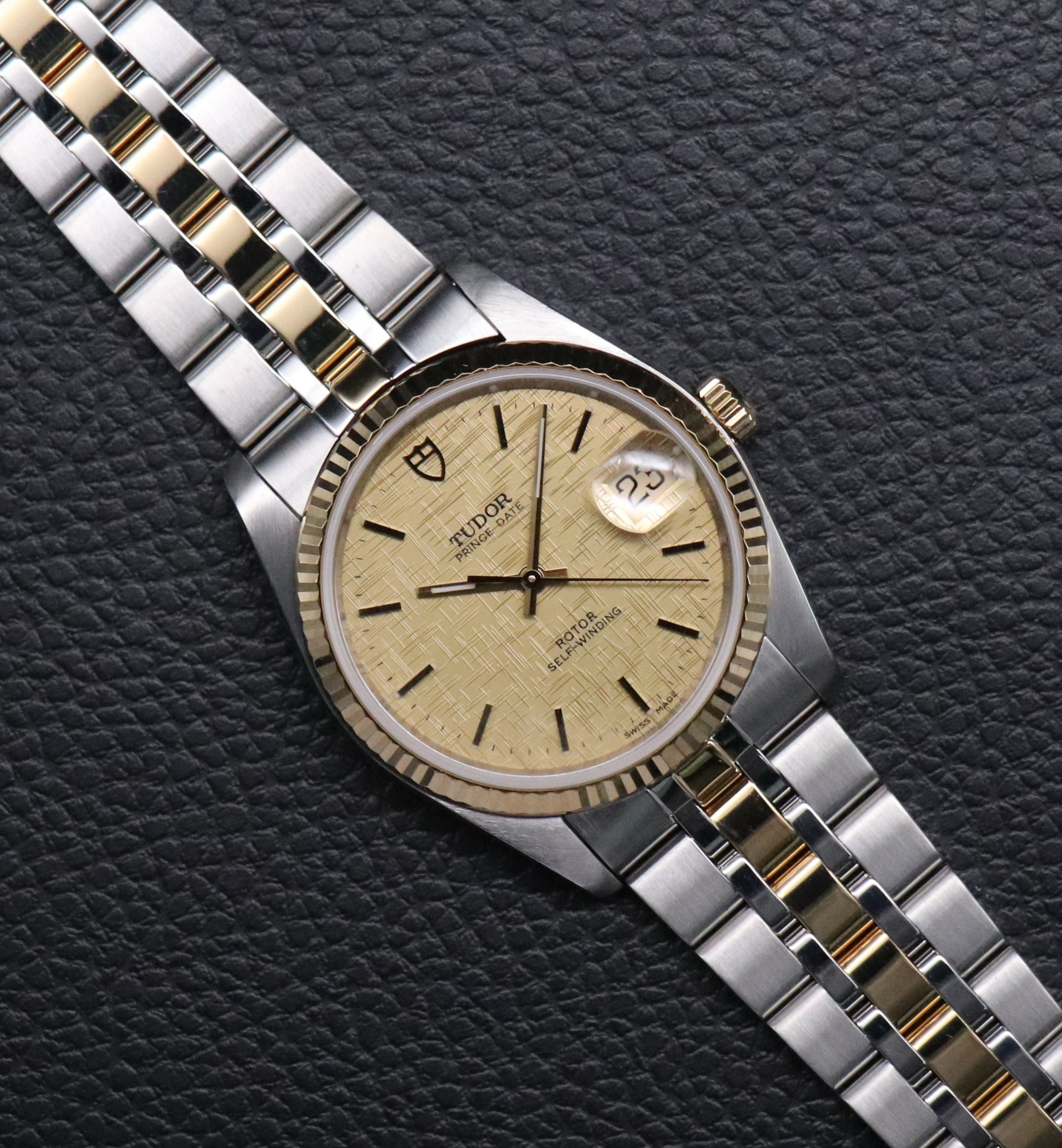 Tudor Prince Date 74033 Gold Dial 2005