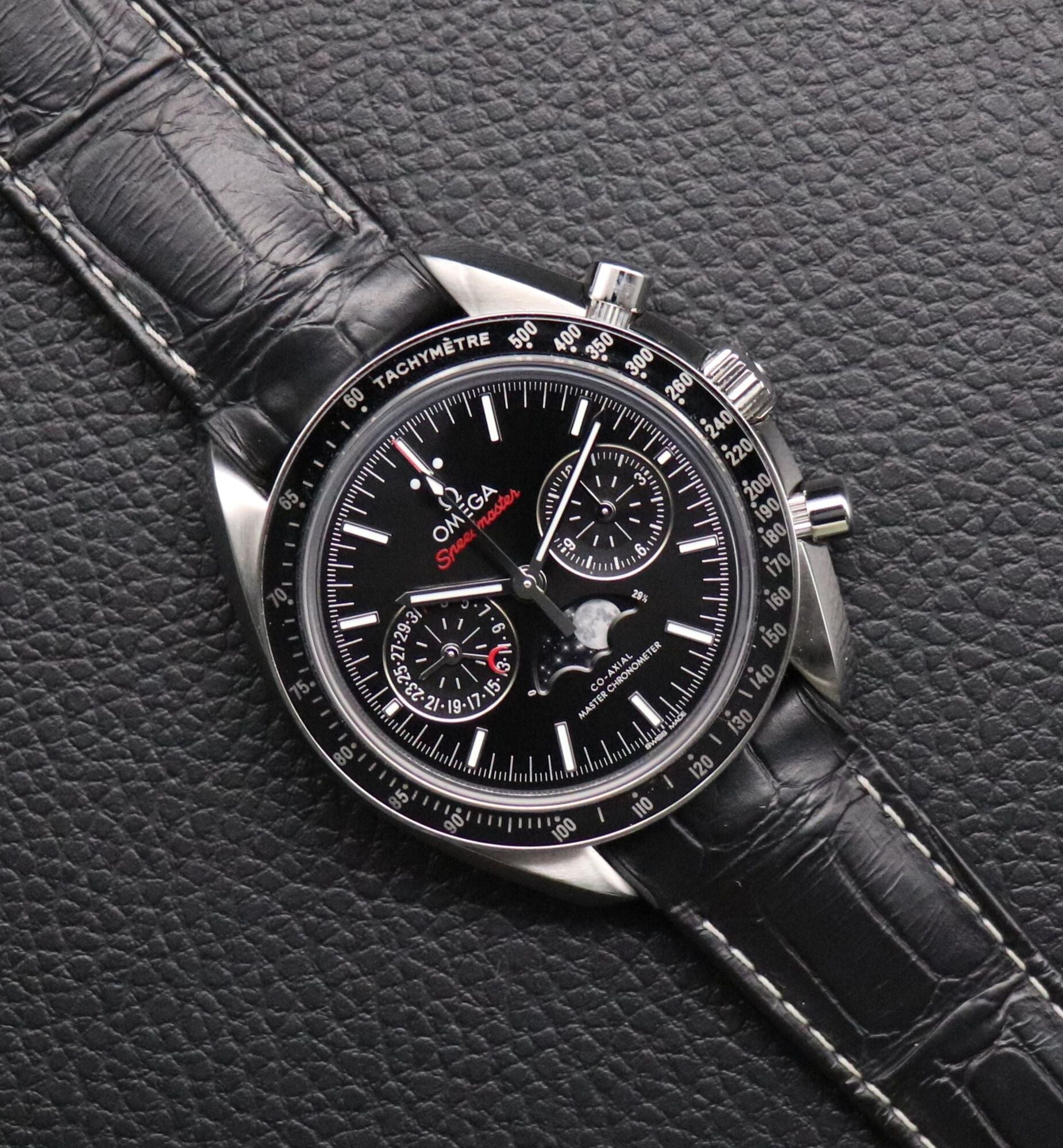 Omega Speedmaster Moonwatch Moonphase 304.33.44.52.01.001 Fullset 2021 Box+Papers