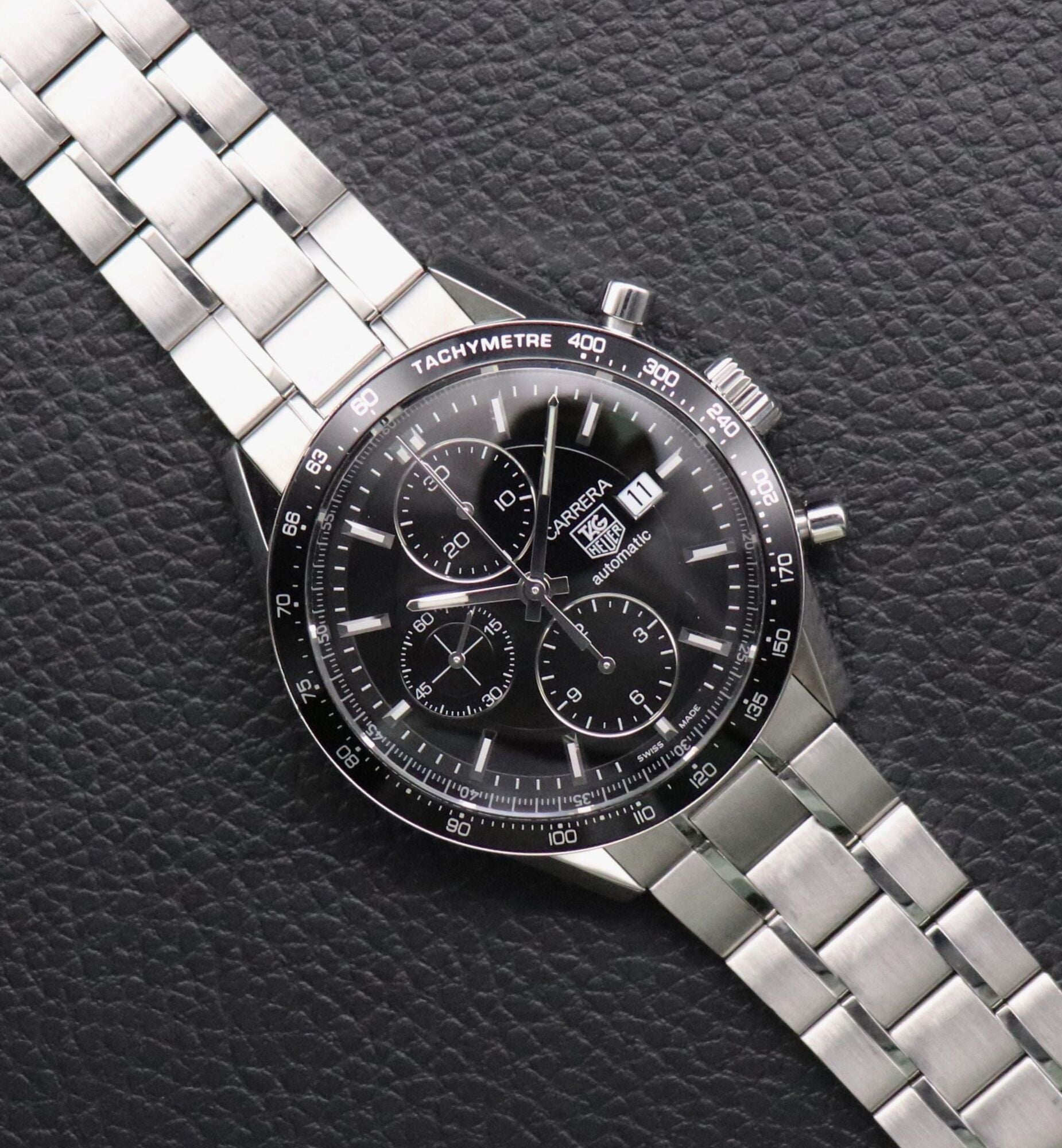 Tag Heuer Carrera Caliber 16 CV201E Black Dial 2012