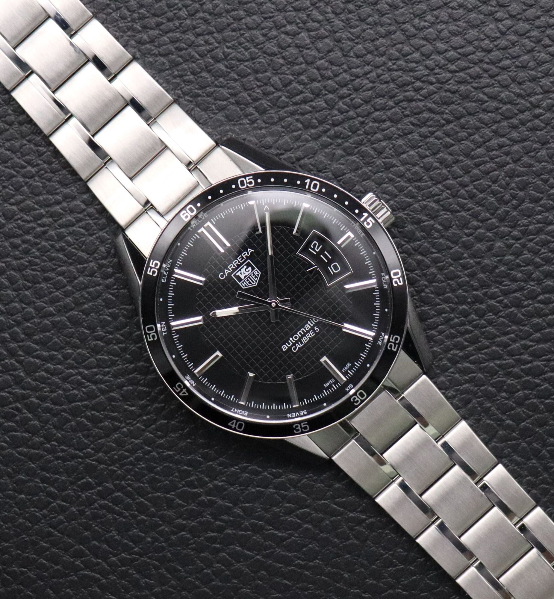 Tag Heuer Carrera Caliber 5 WV211M Black Dial 2010 Papers