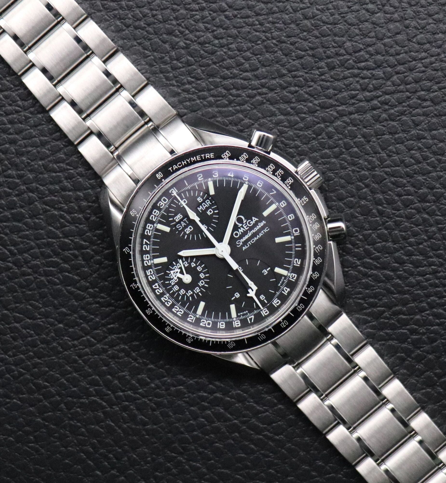 Omega Speedmaster Day Date 3520.50 Black Dial 1998