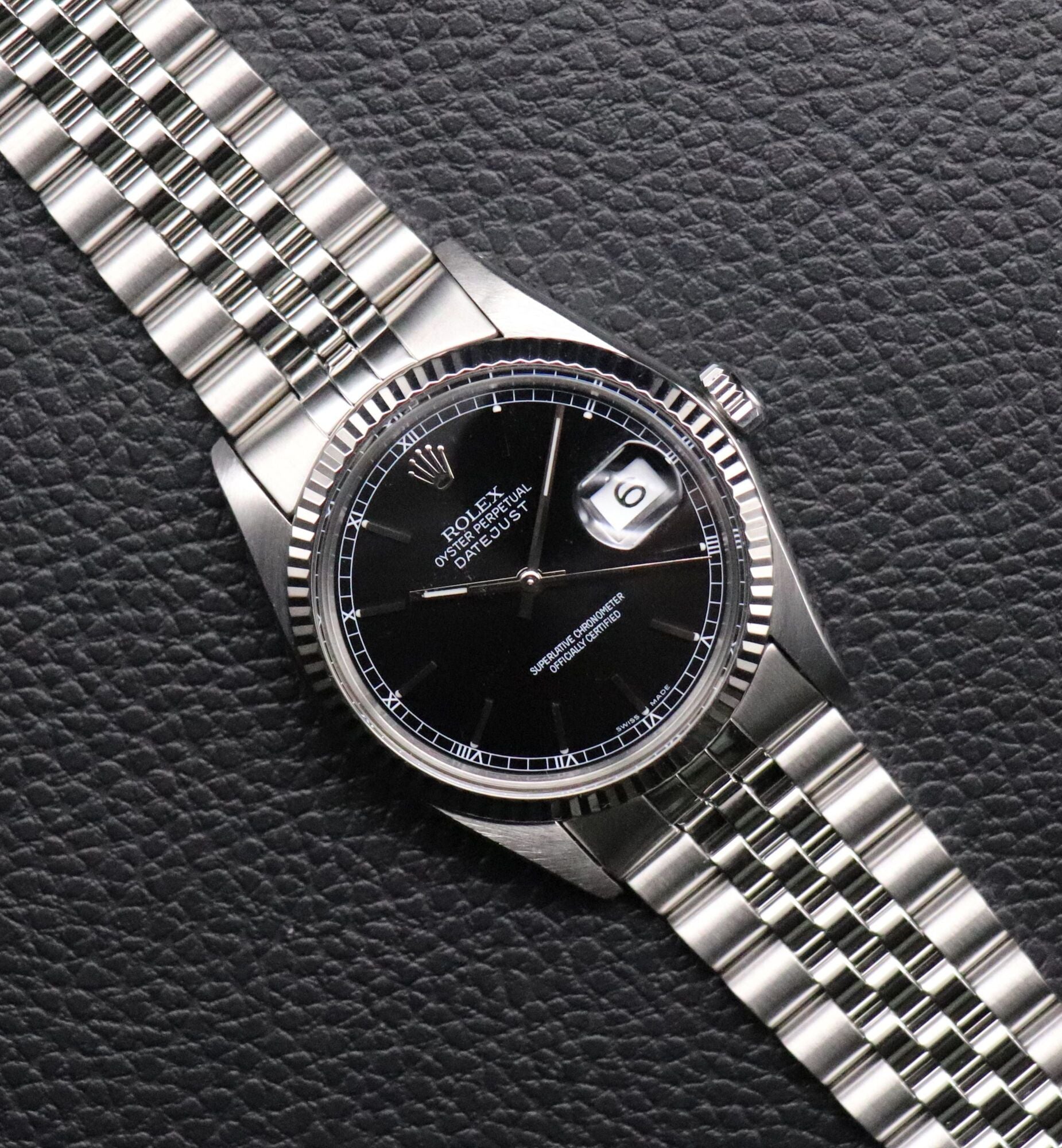 Rolex Datejust 16014 Black Dial 1985