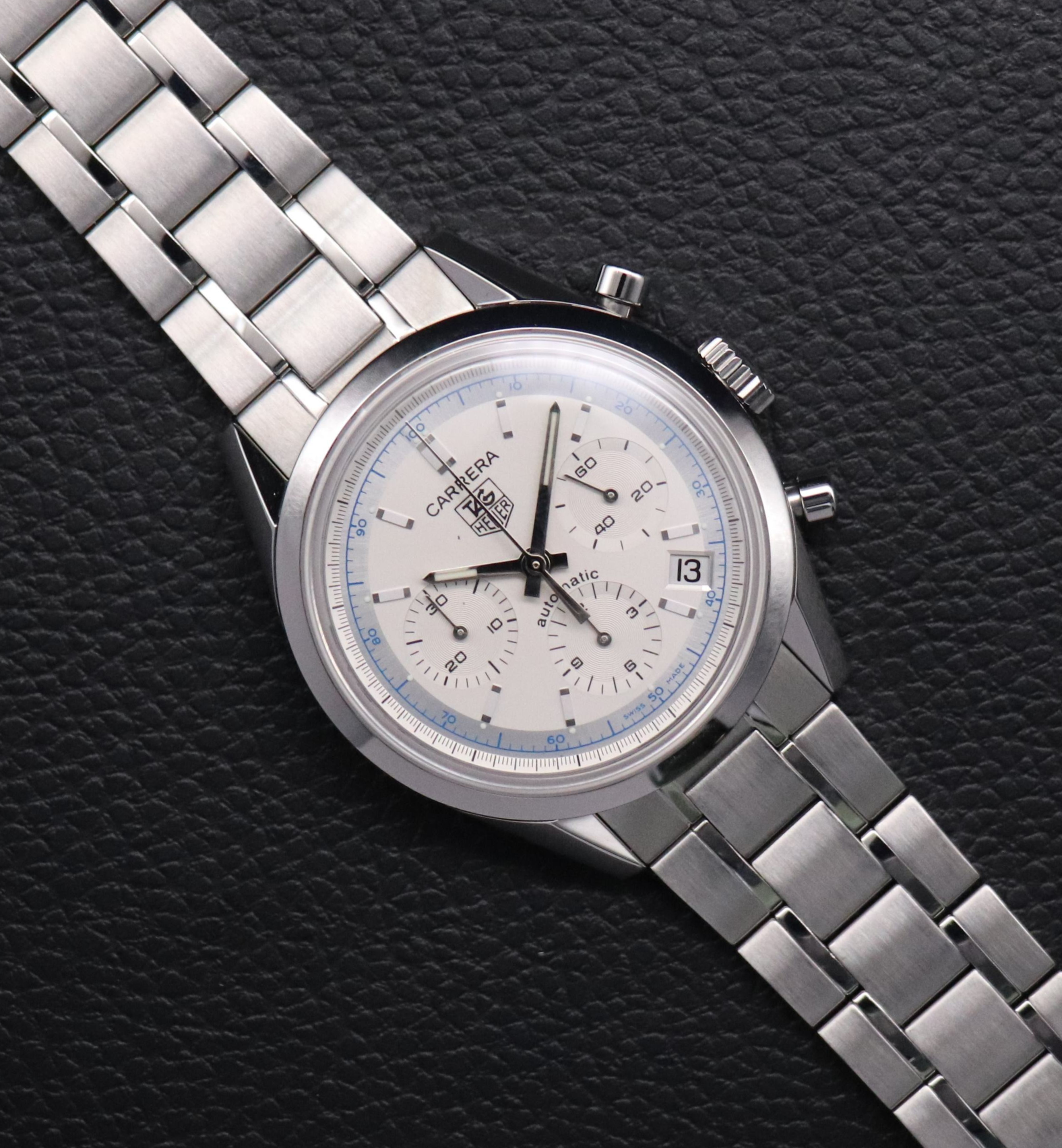 Tag Heuer Carrera Caliber 17 CV2110 Silver Dial 2003