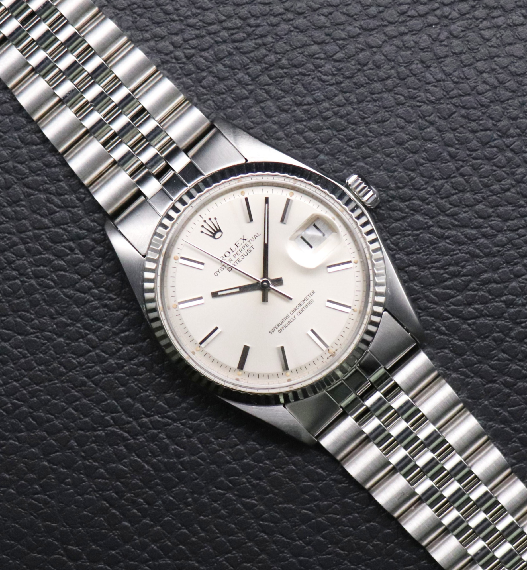 Rolex Datejust 1601 Silver Dial Papers 1977