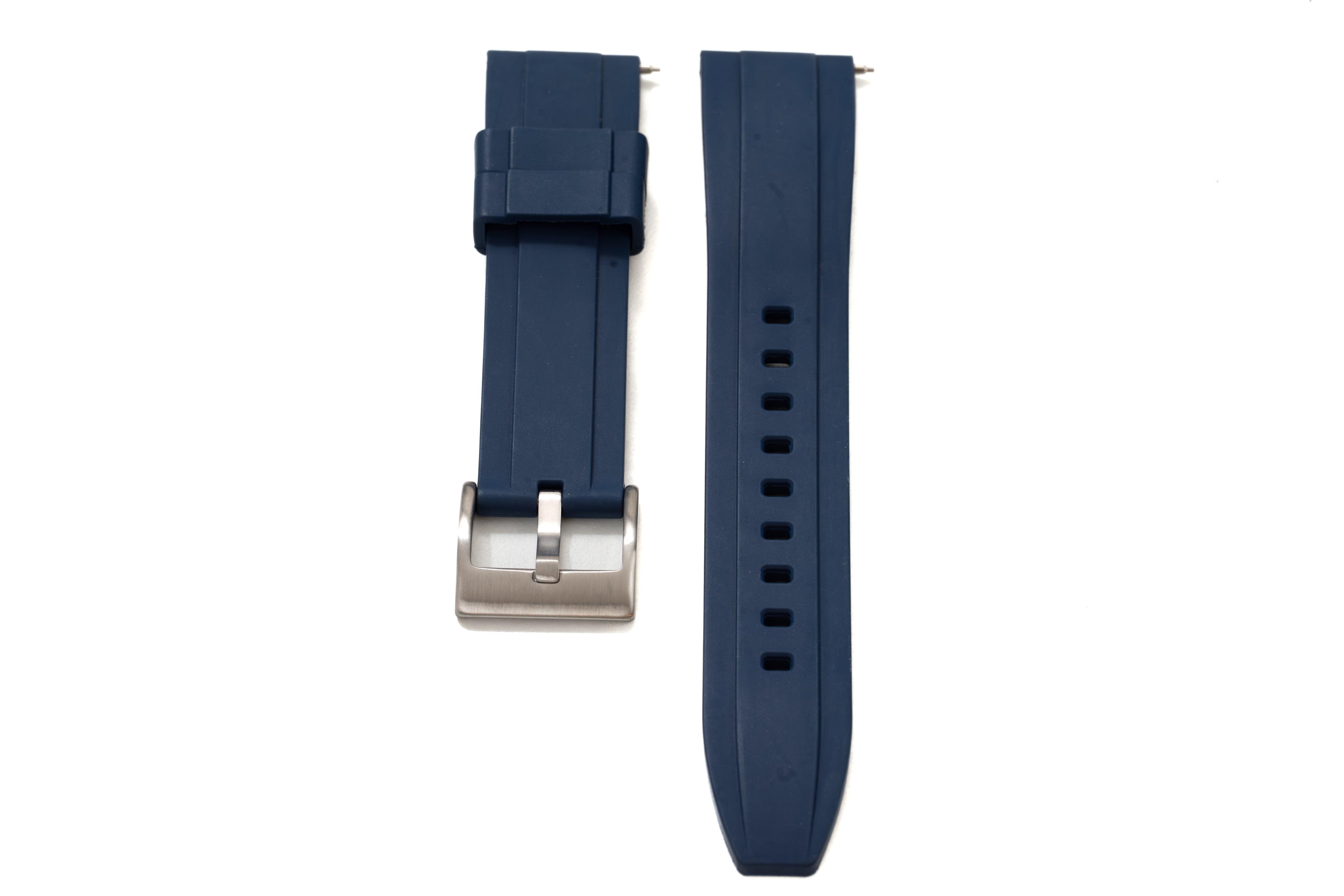 Blue rubber strap