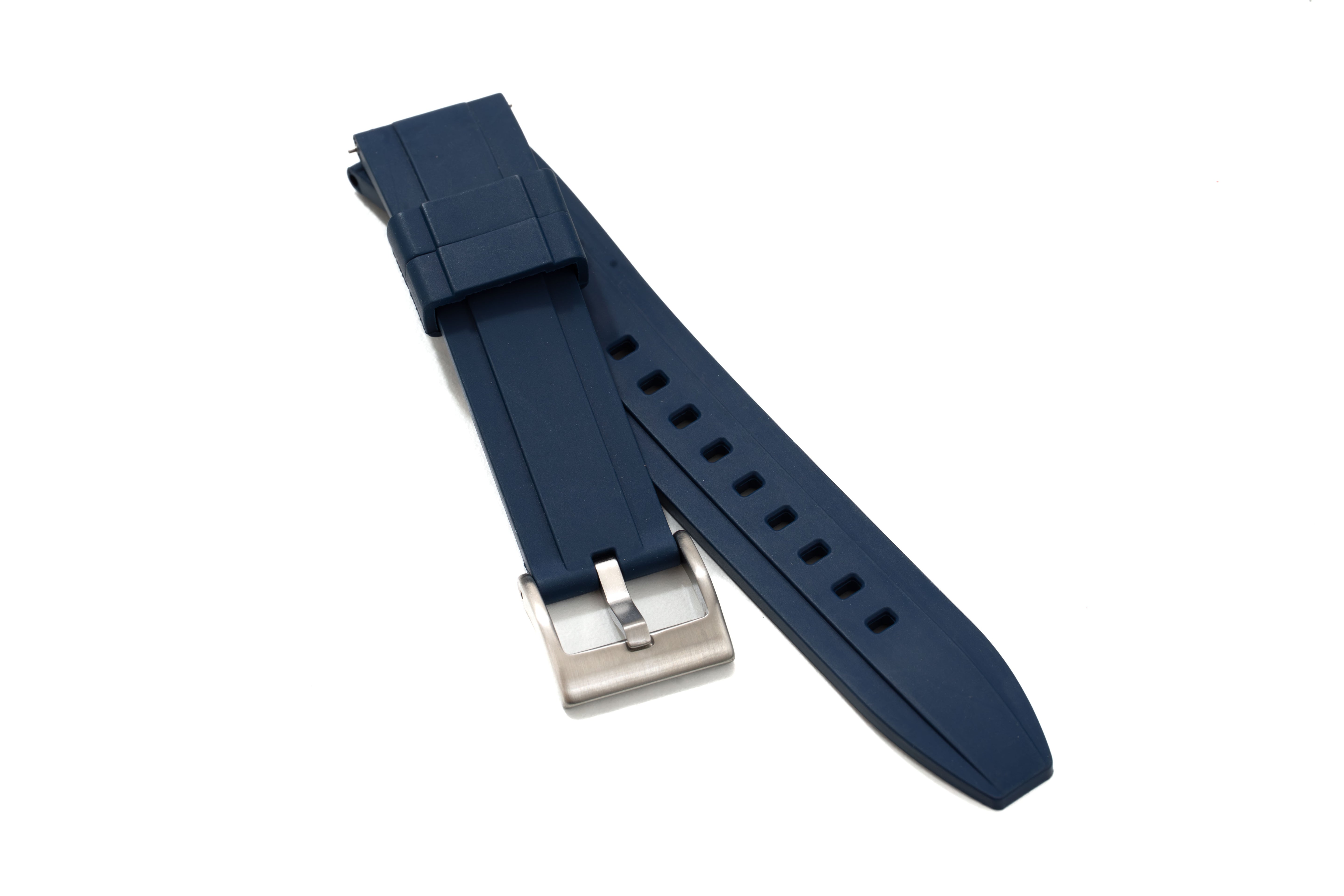 Blue rubber strap