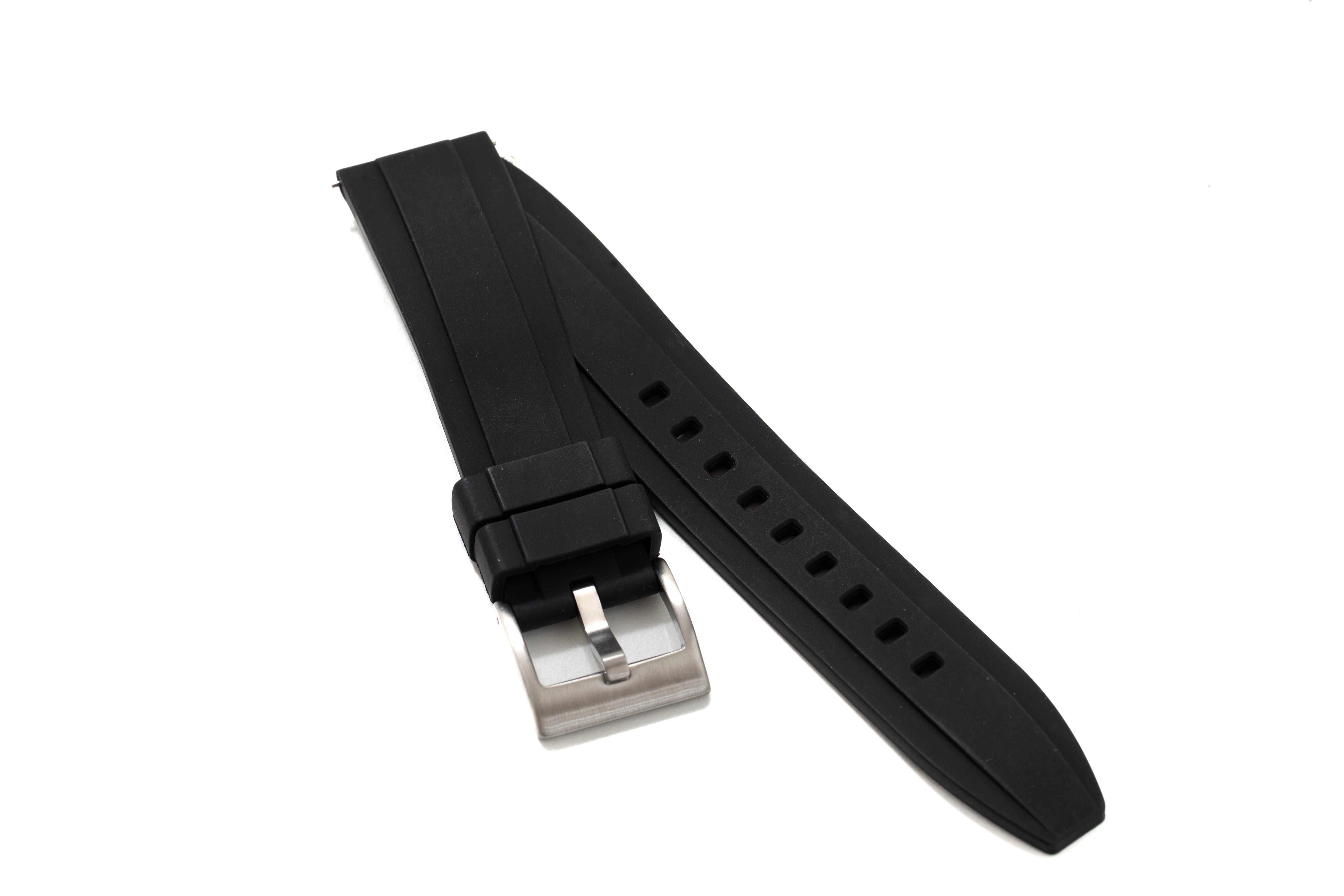 Black rubber strap