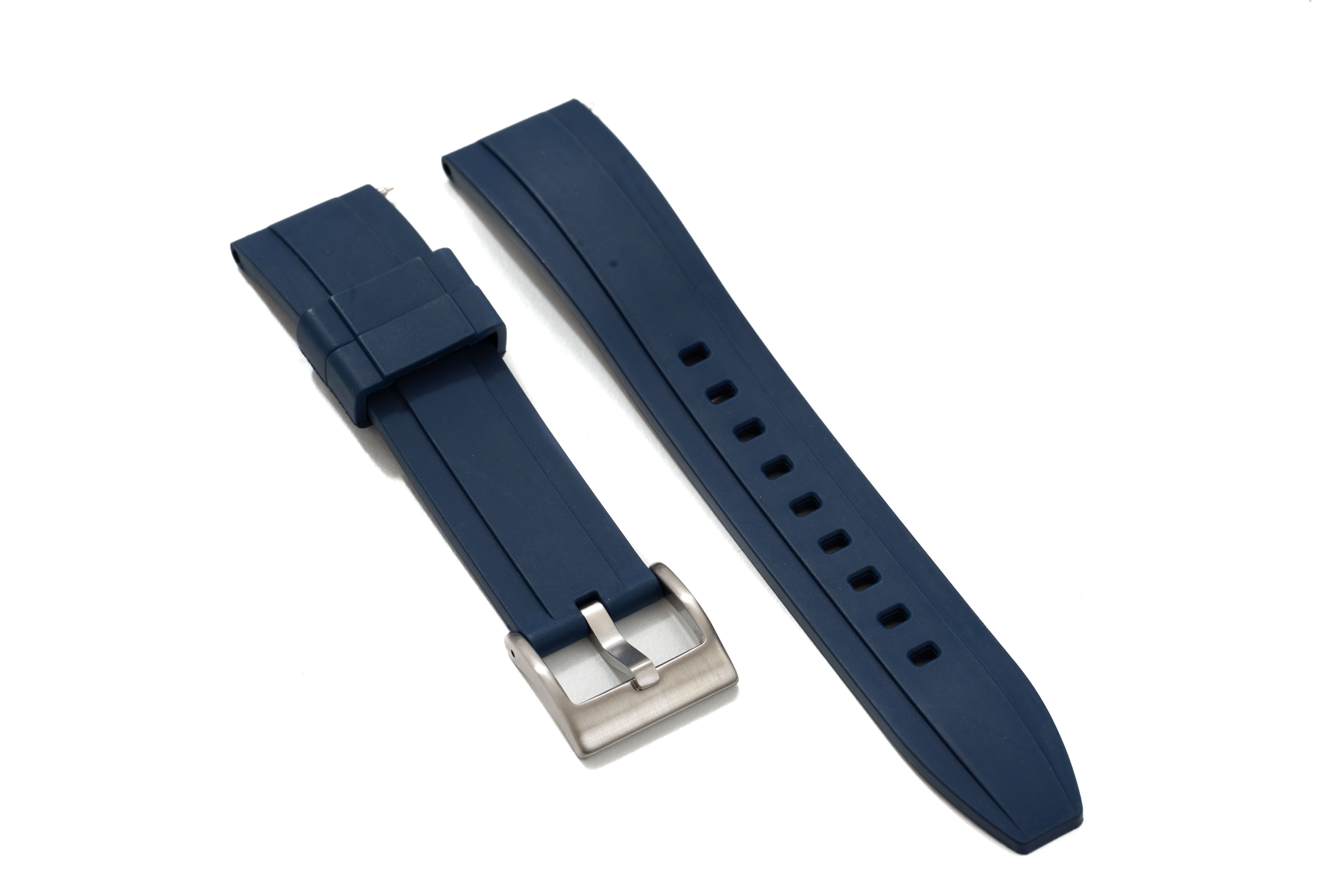 Blue rubber strap
