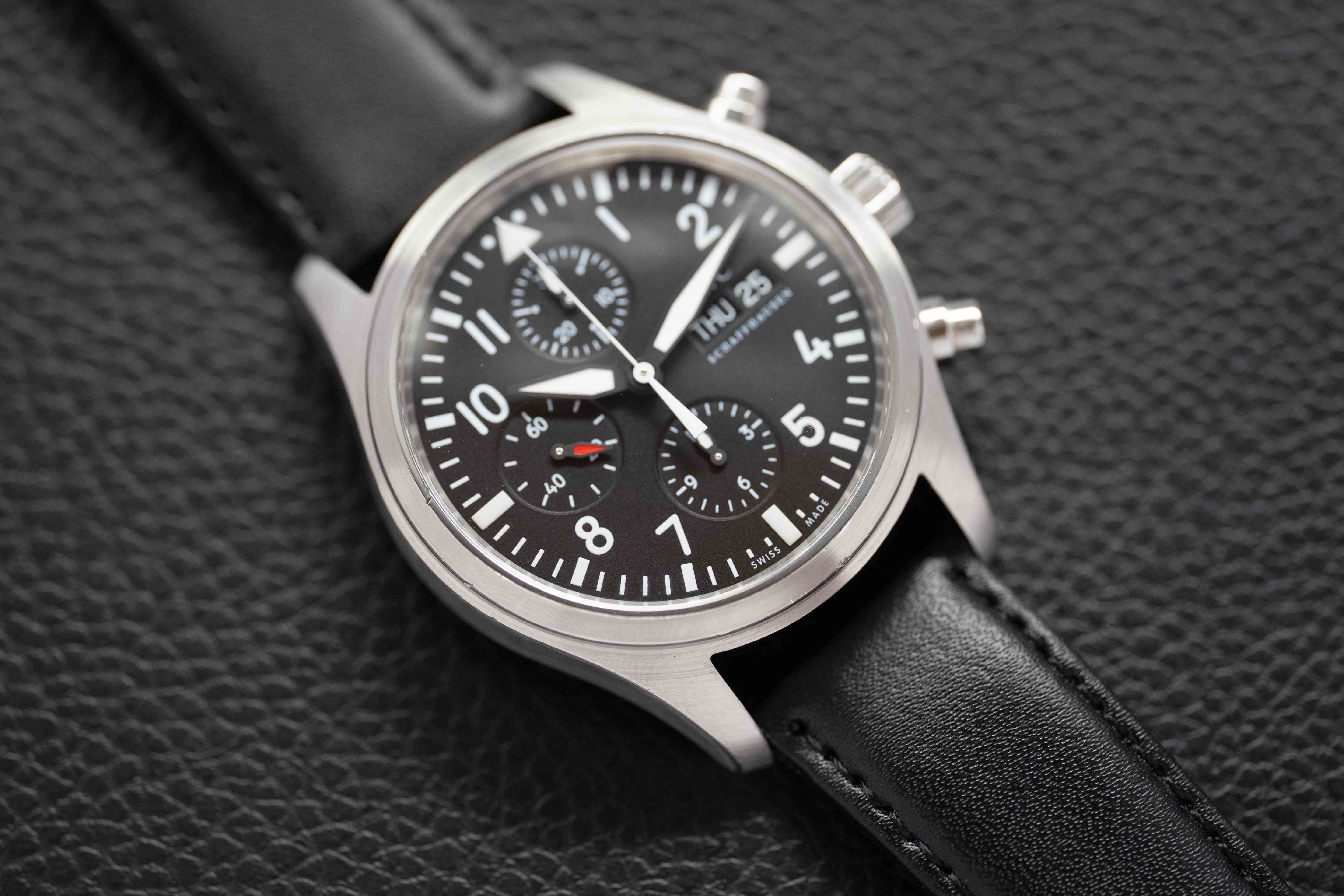 IWC Pilot's Watch Chronograph IW371701 Black Dial 2011