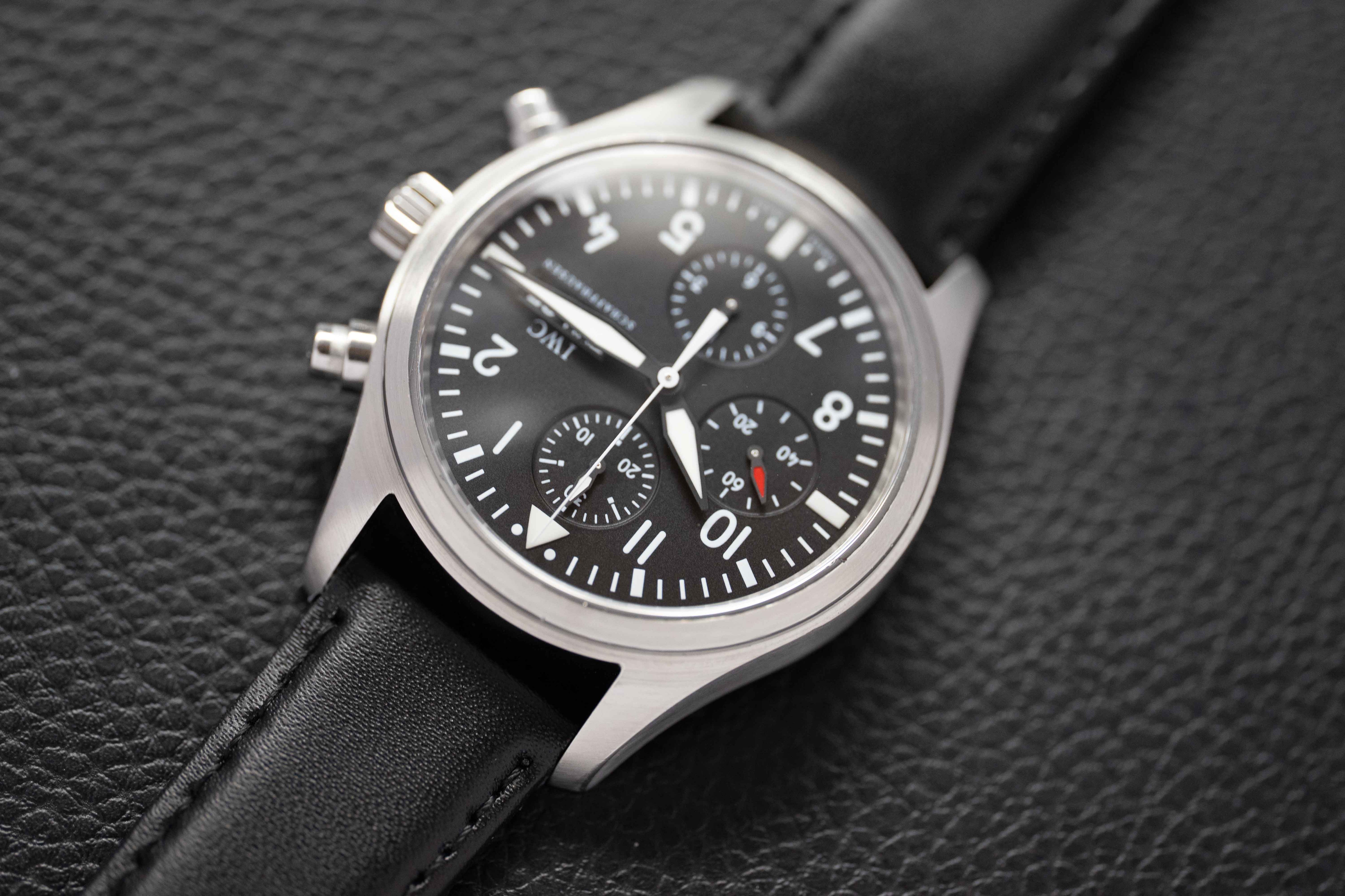 IWC Pilot's Watch Chronograph IW371701 Black Dial 2011