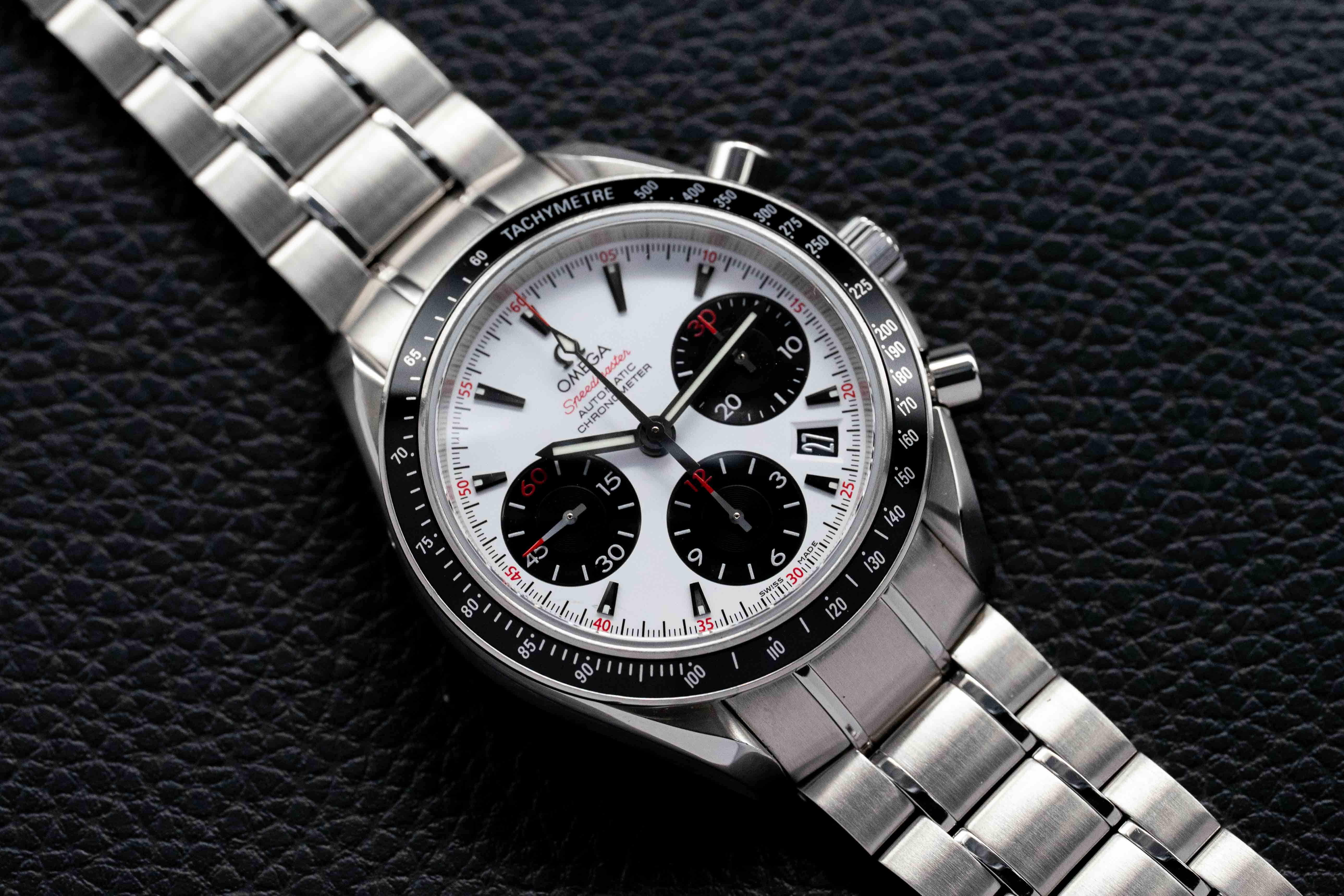 Omega Speedmaster Date 323.30.40.40.04.001 Albino Fullset 2013 Box+Paper