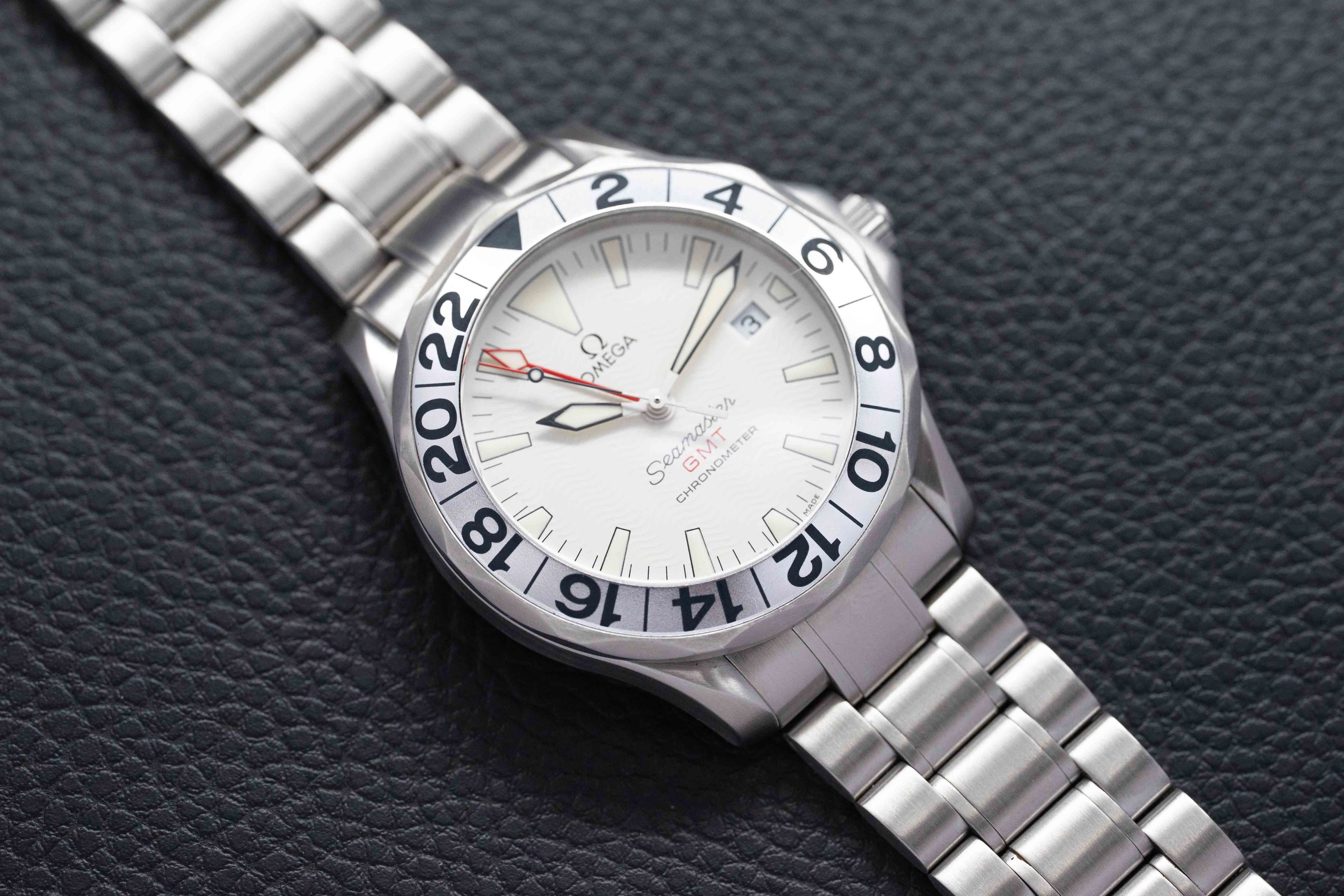Omega Seamaster GMT 2538.20 White Dial 2006 Albino