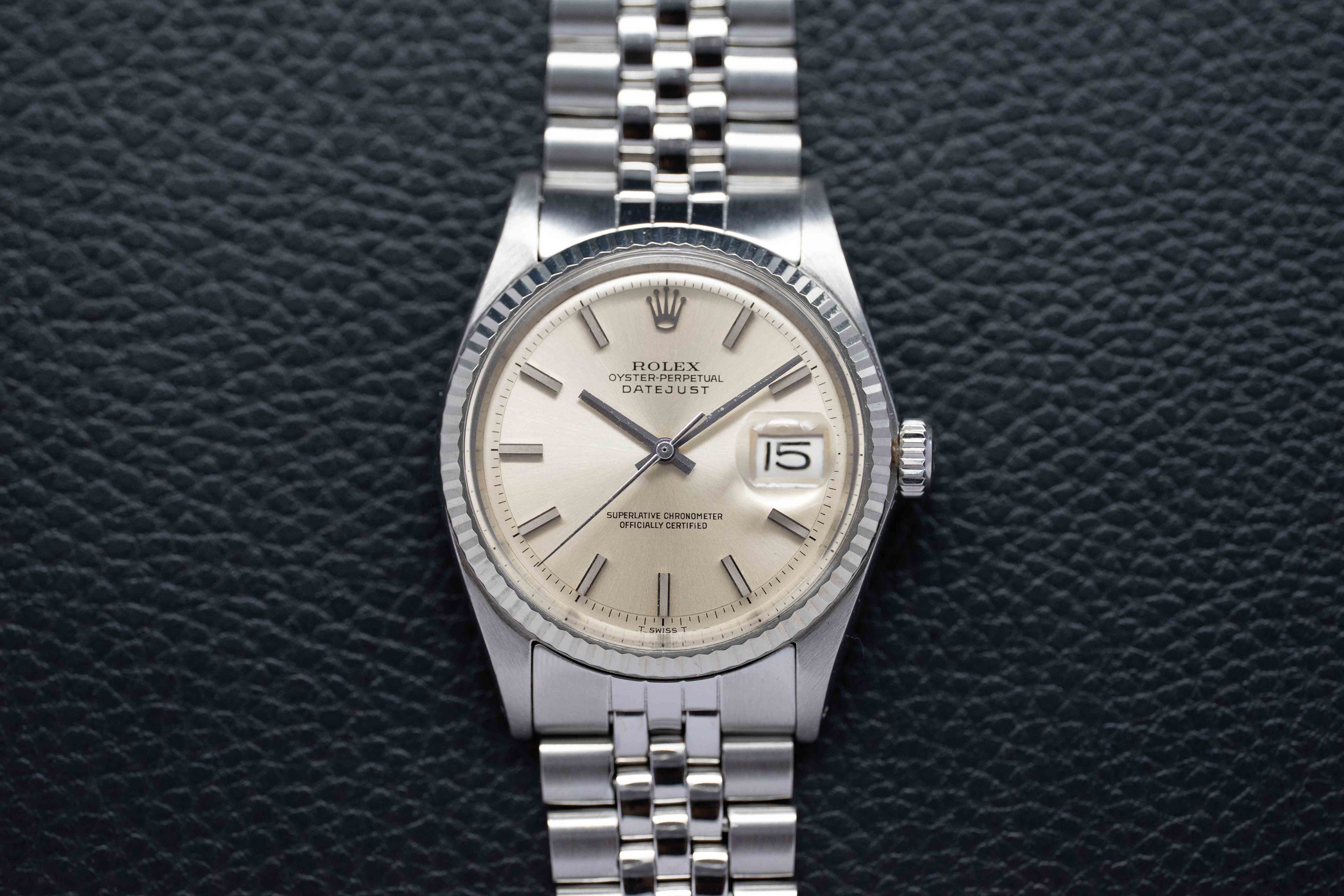 Rolex Datejust 1601 Silver Dial 1971