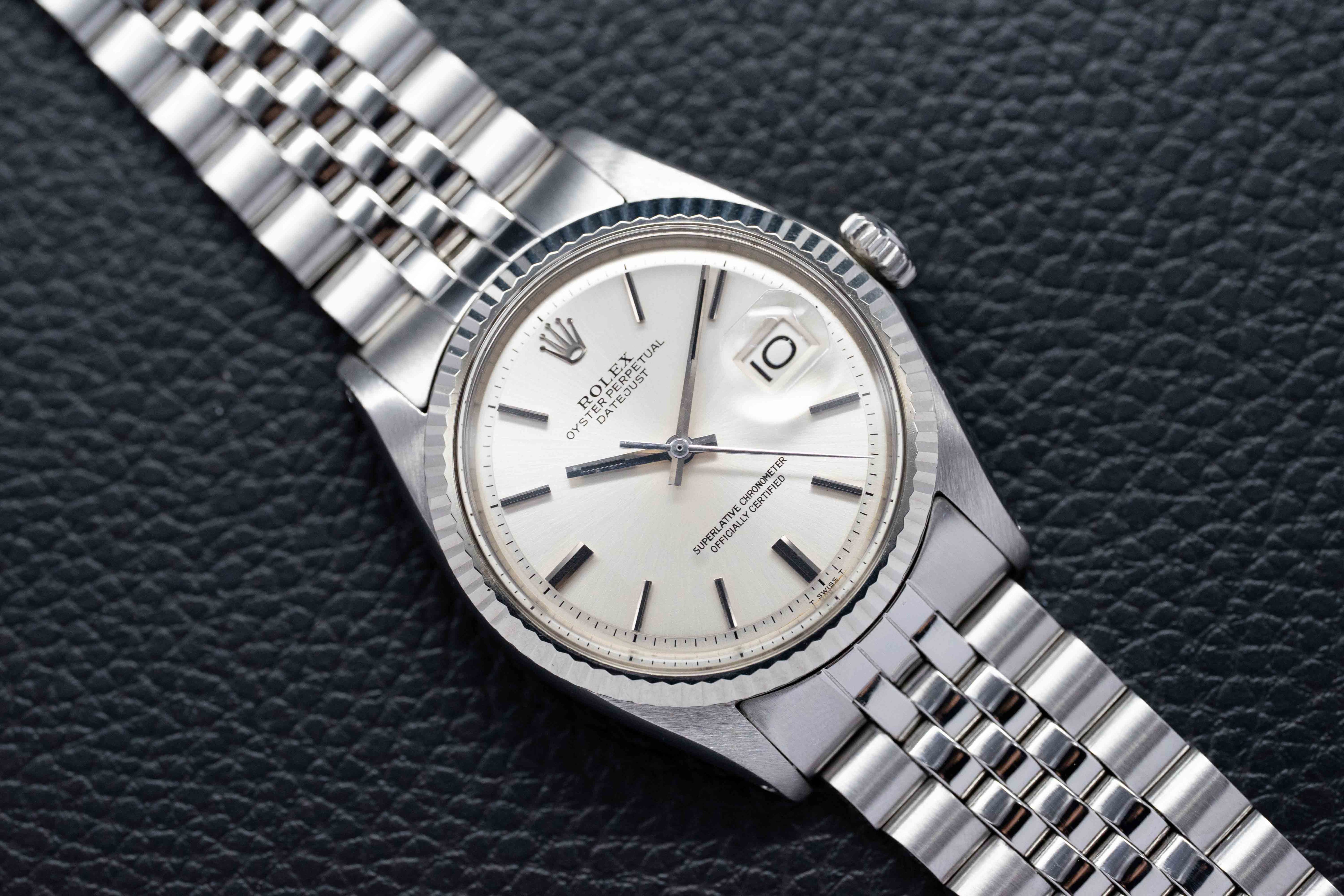Rolex Datejust 1601 Silver Dial 1970