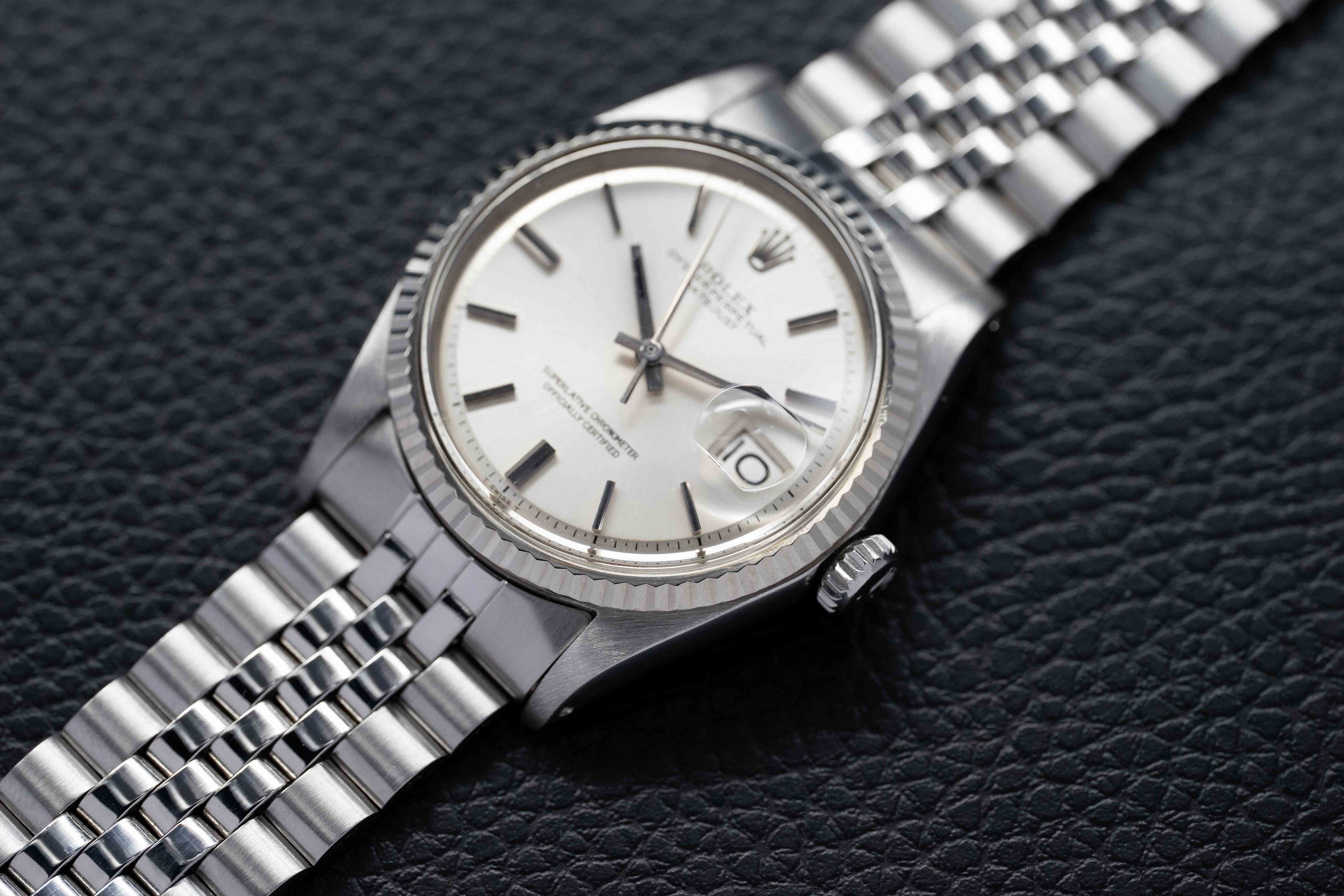 Rolex Datejust 1601 Silver Dial 1970