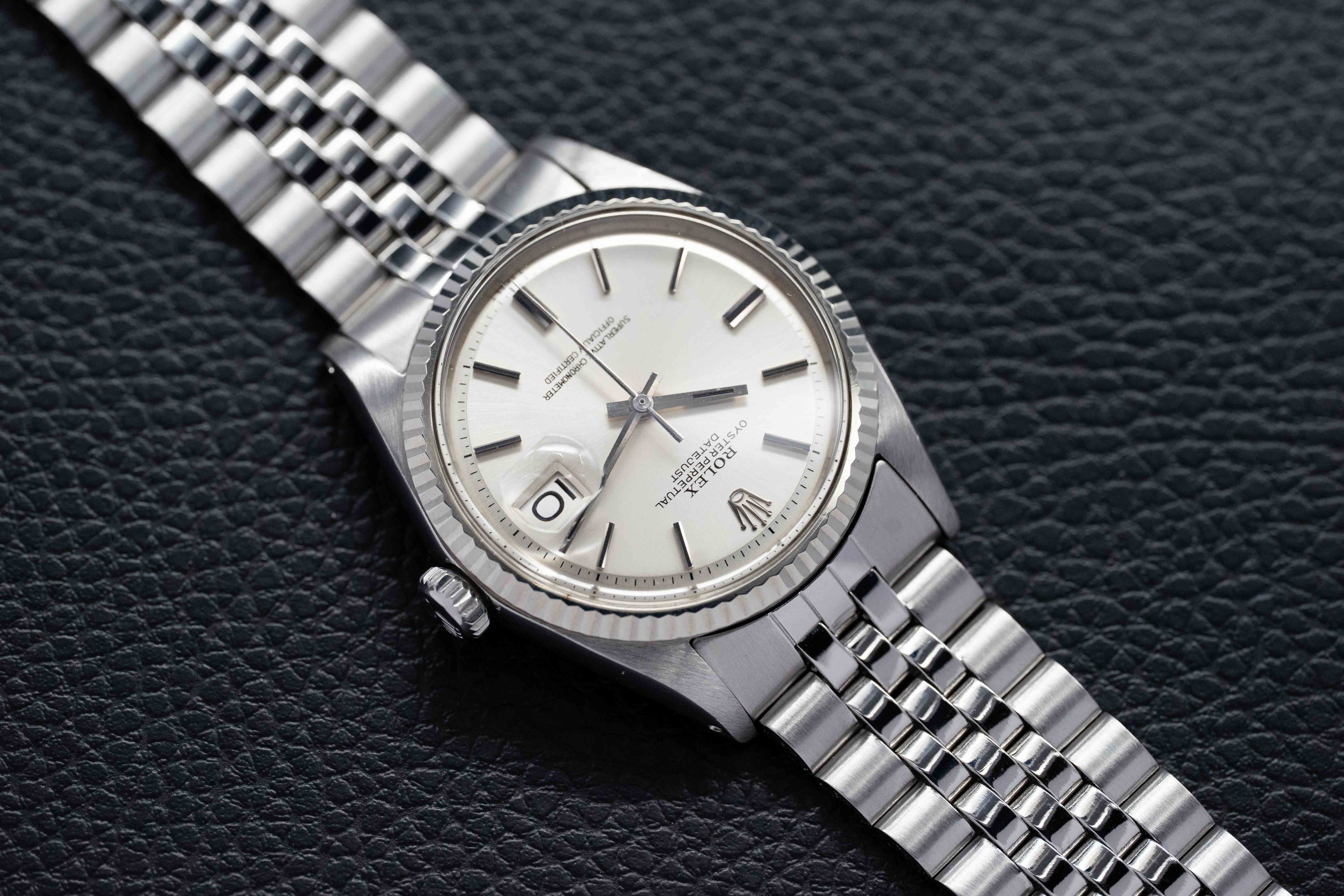 Rolex Datejust 1601 Silver Dial 1970