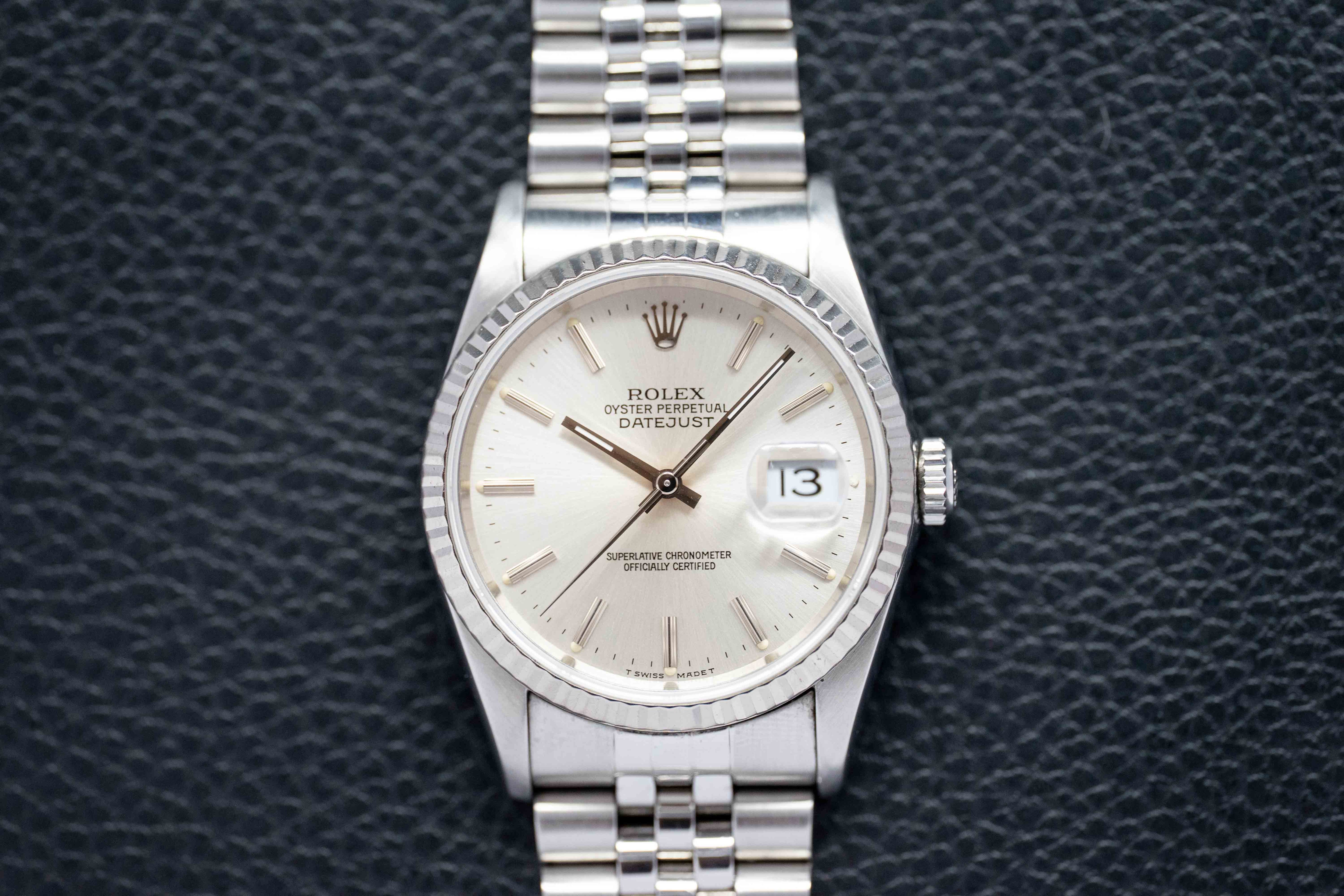 Rolex Datejust 16234 Silver Dial 1996