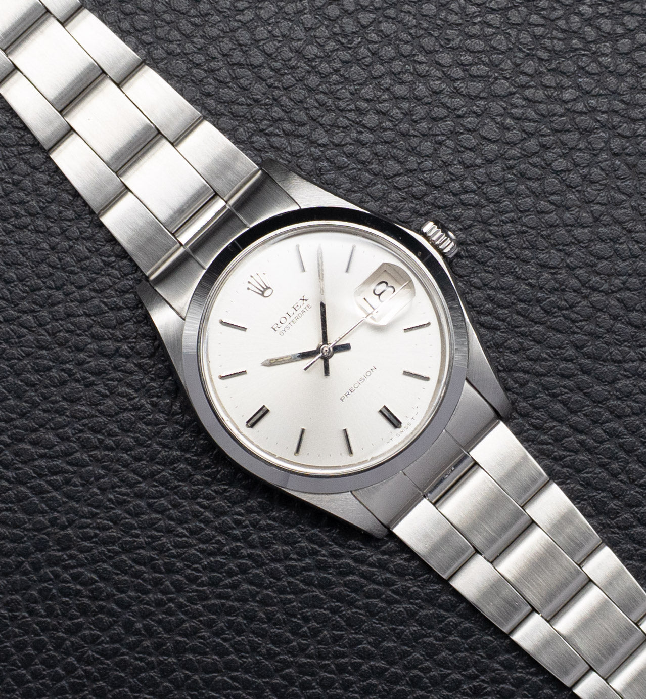 Rolex Oysterdate Precision 6694 Silver Dial 1970
