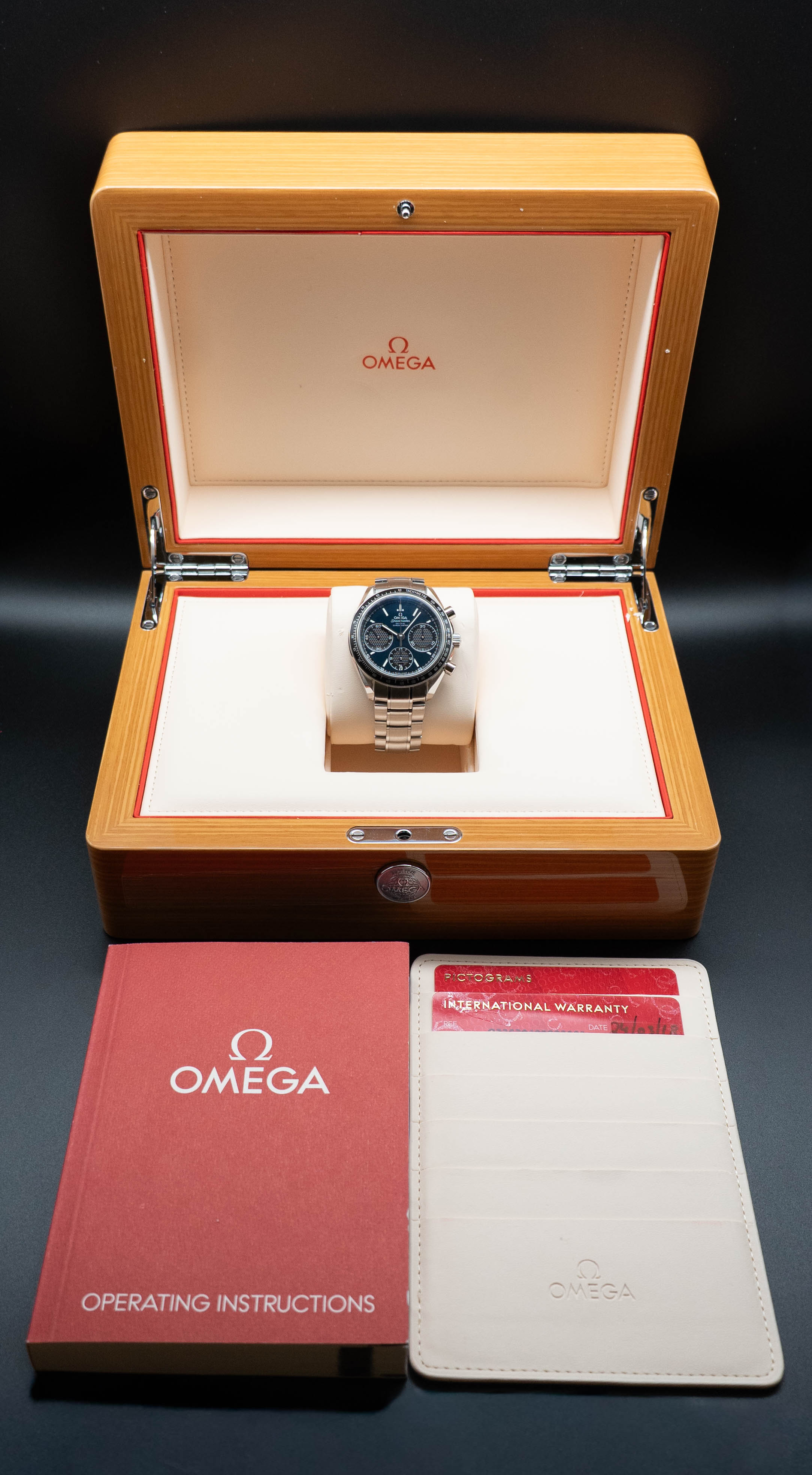 Omega Speedmaster Racing 326.30.40.50.03.001 Fullset 2018 Box+Papers