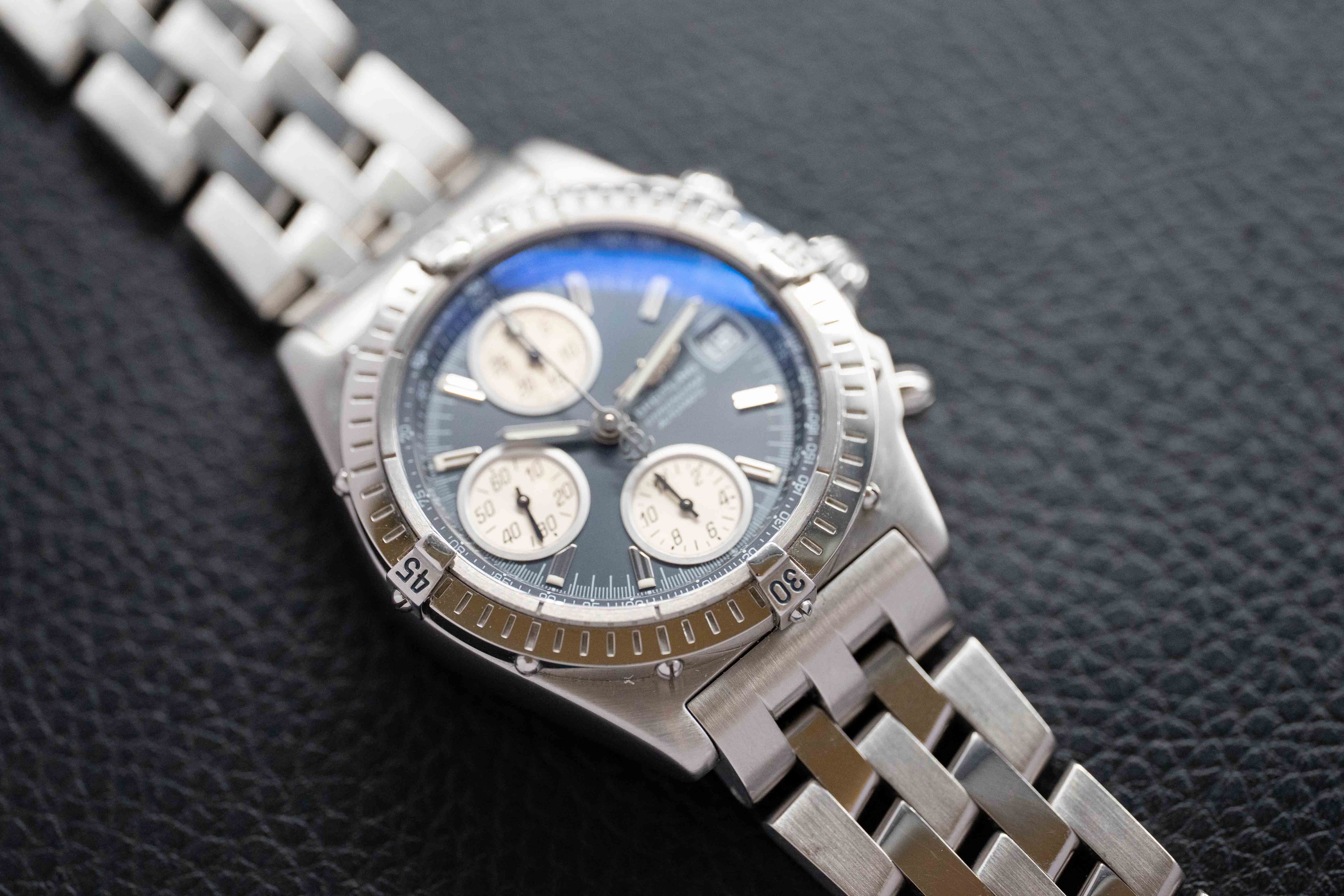 Breitling Chronomat A13350 Grey Dial 2000 Papers