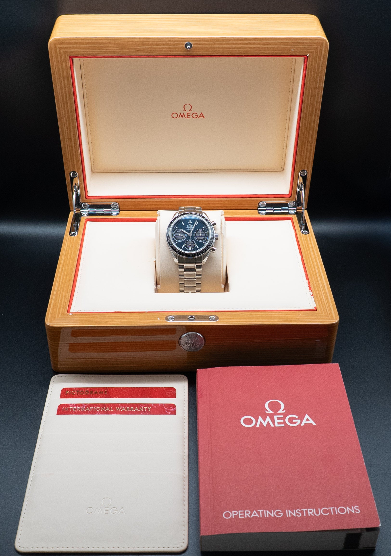 Omega Speedmaster Racing 326.30.40.50.03.001 Fullset 2015 Box+Papers