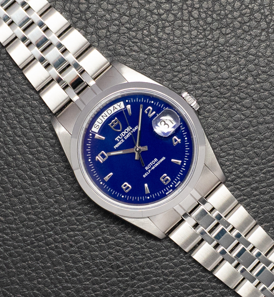 Tudor Prince Date-Day 76200 Blue Dial 2010