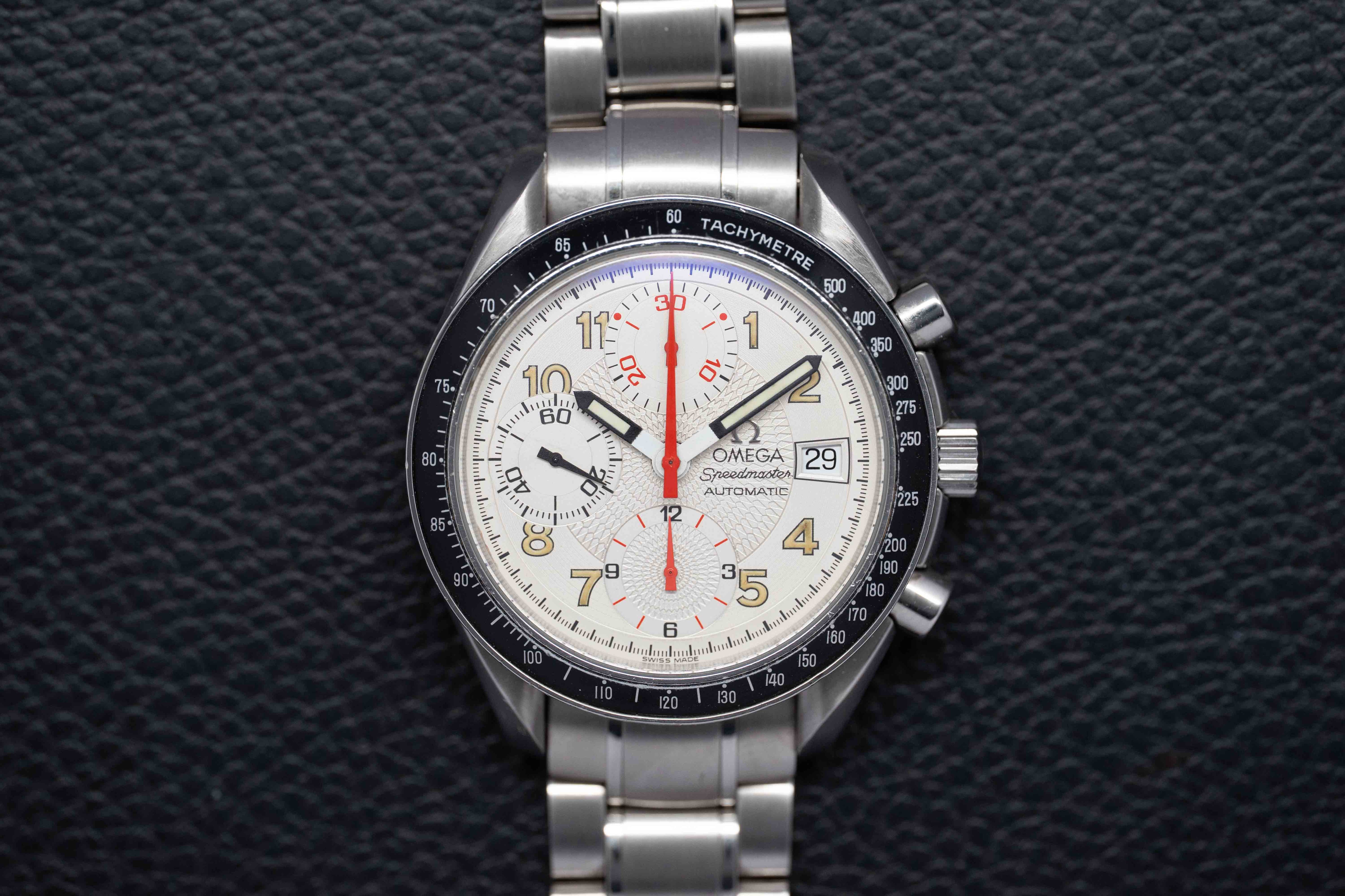 Omega Speedmaster Date 3513.33 Silver Dial 1998