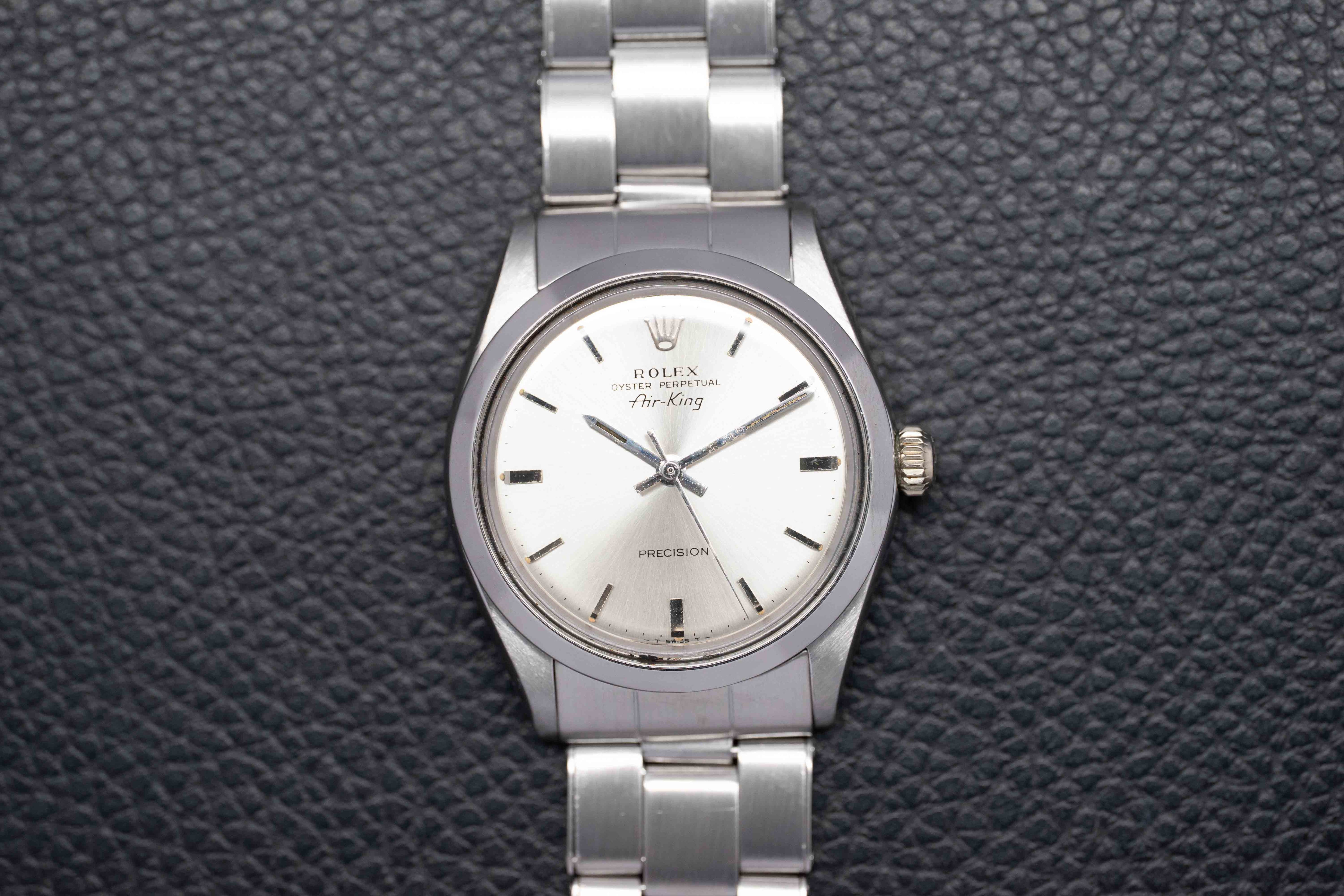 Rolex Air-King 5500 Silver Dial 1966