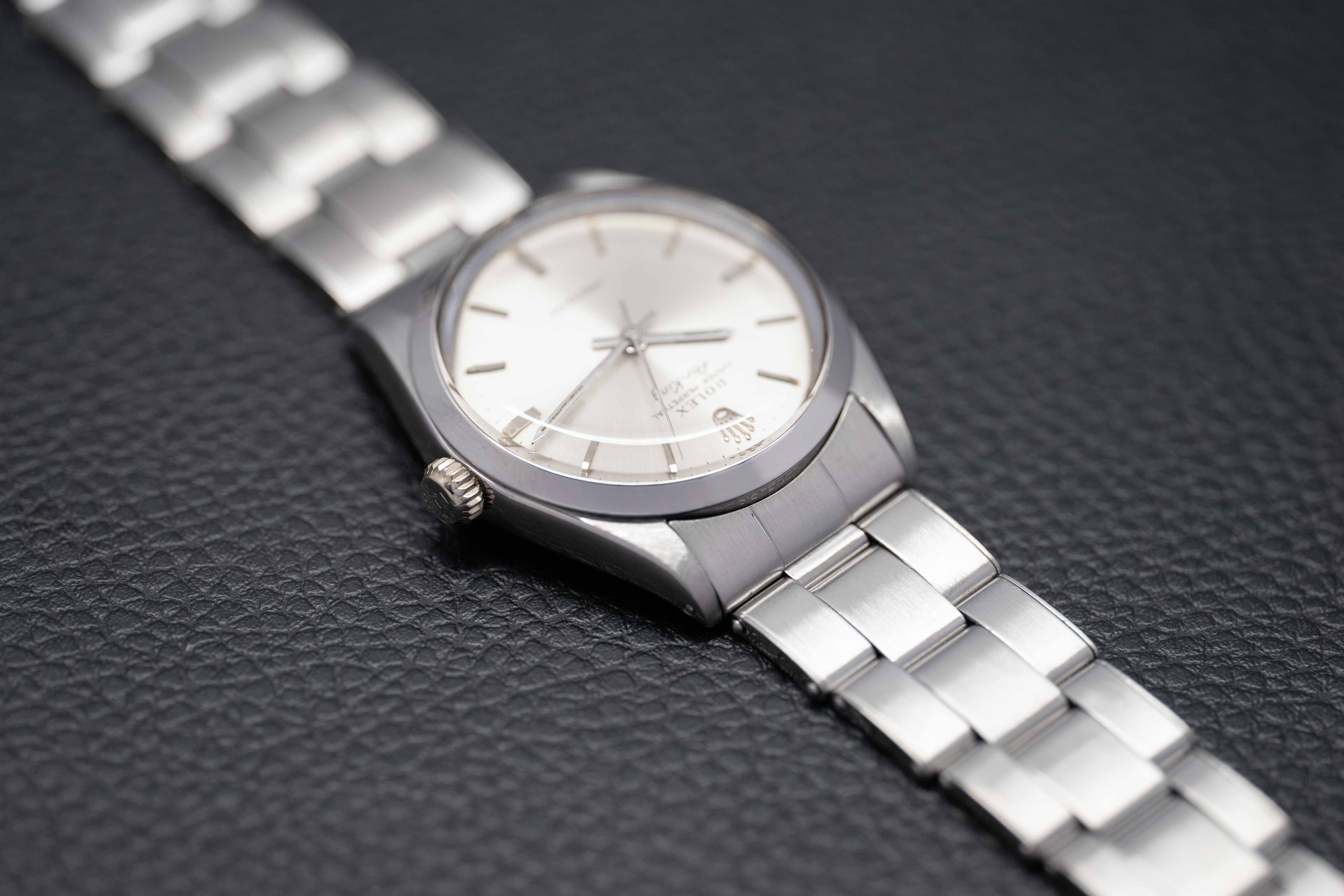 Rolex Air-King 5500 Silver Dial 1966