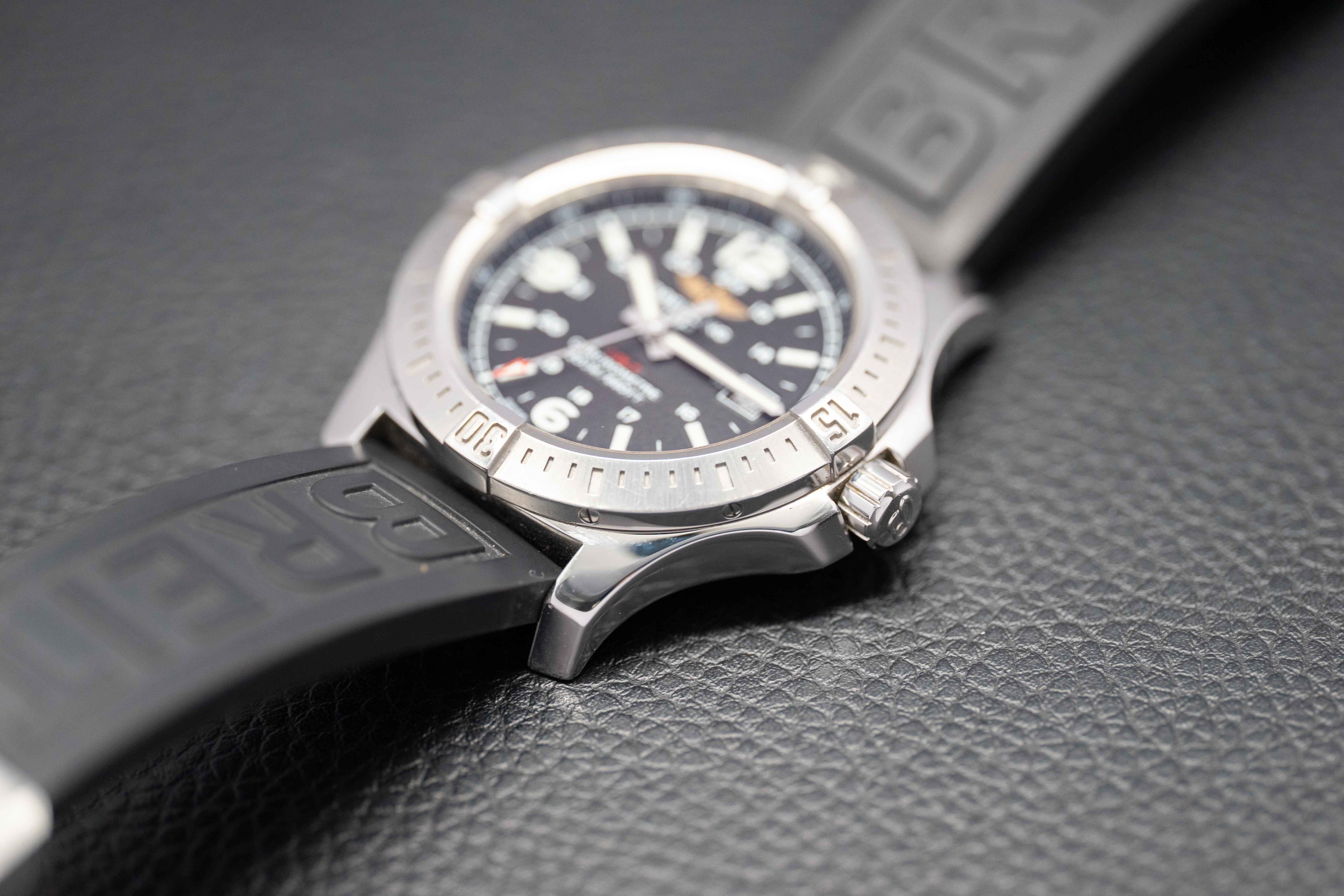 Breitling Colt A74388 Black Dial Fullset 2015 Box+Papers